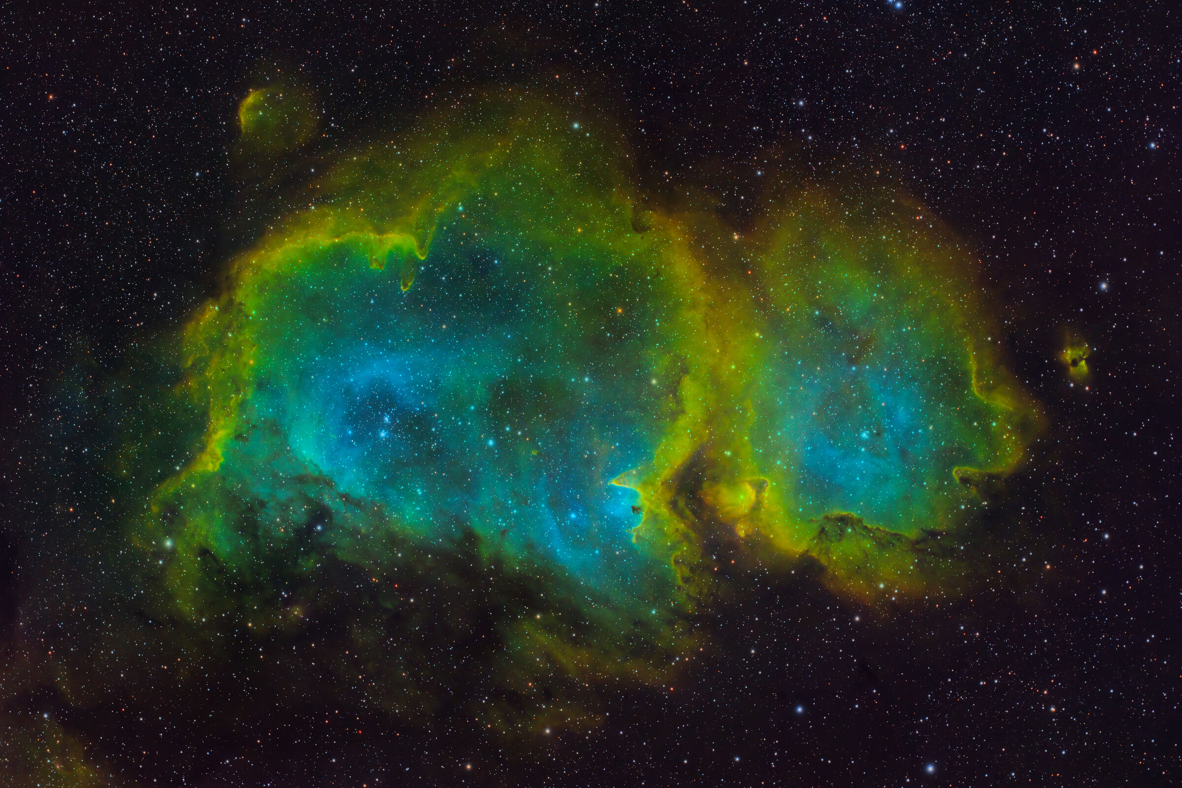Nebulosa Anima SHO (stelle rgb)