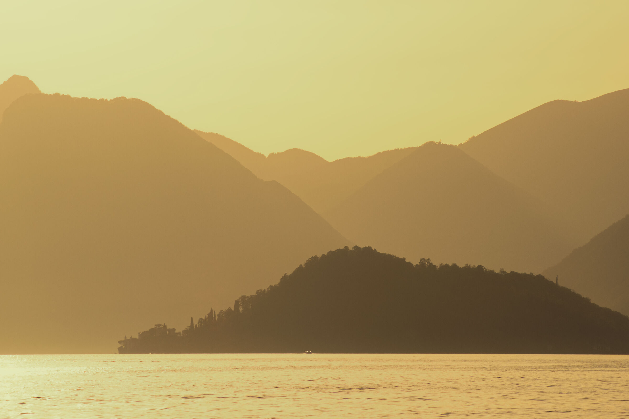 Sunset at Lake Bellagio