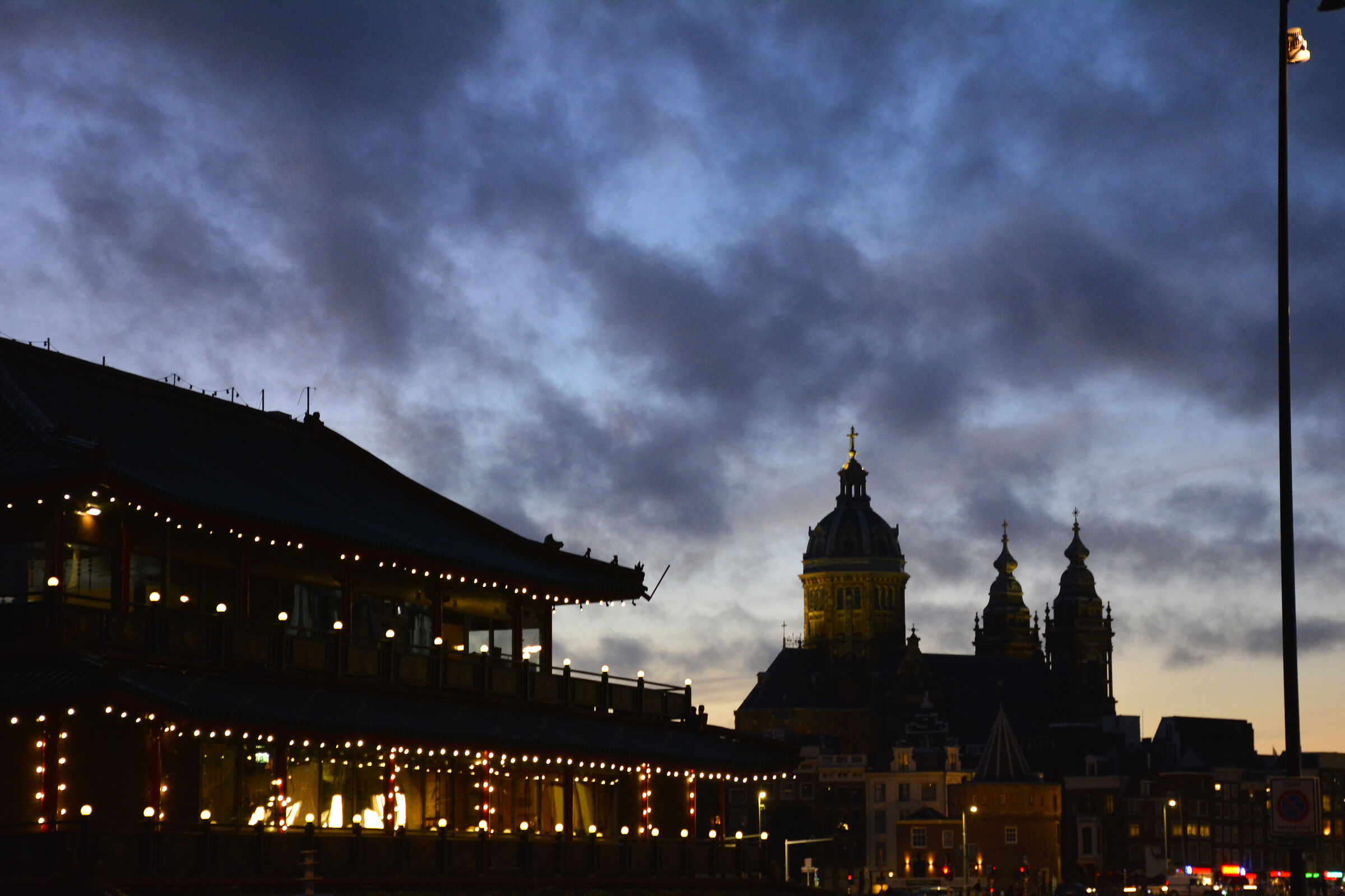 Sunset in Amsterdam