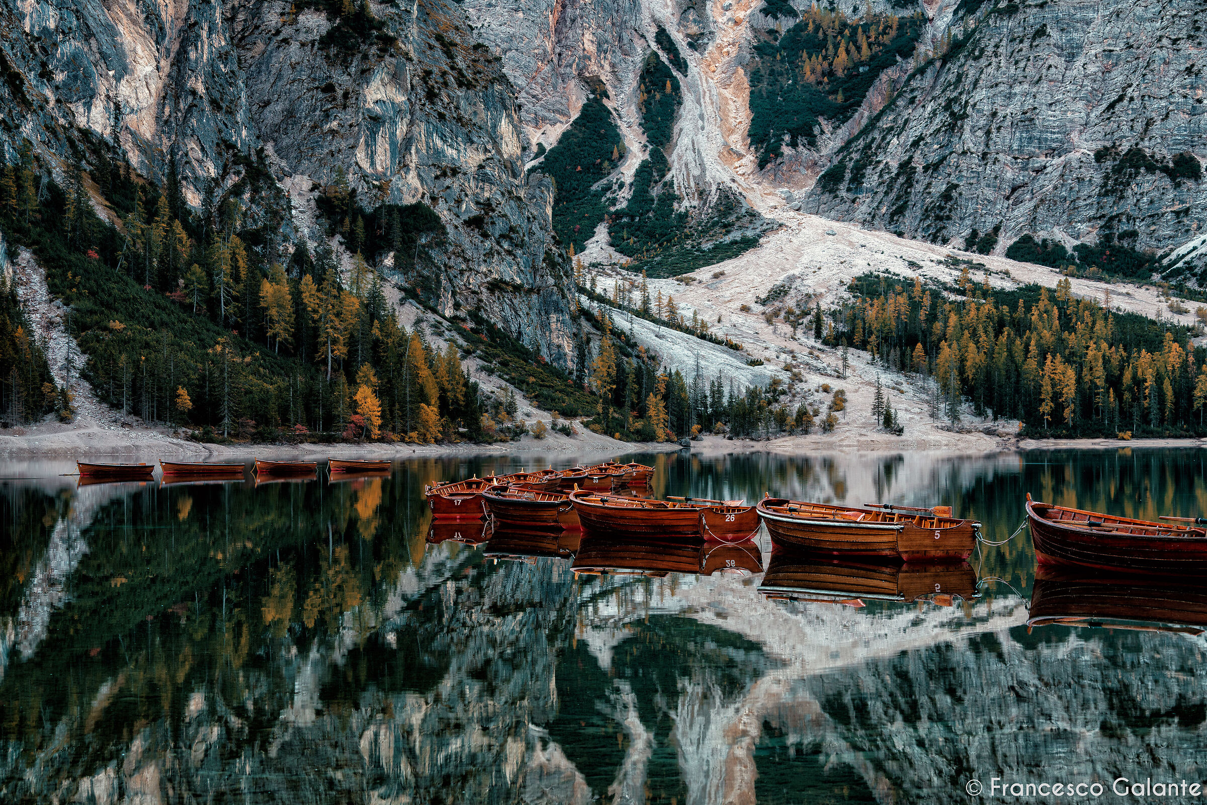 Sunrise at Lake Braies 2