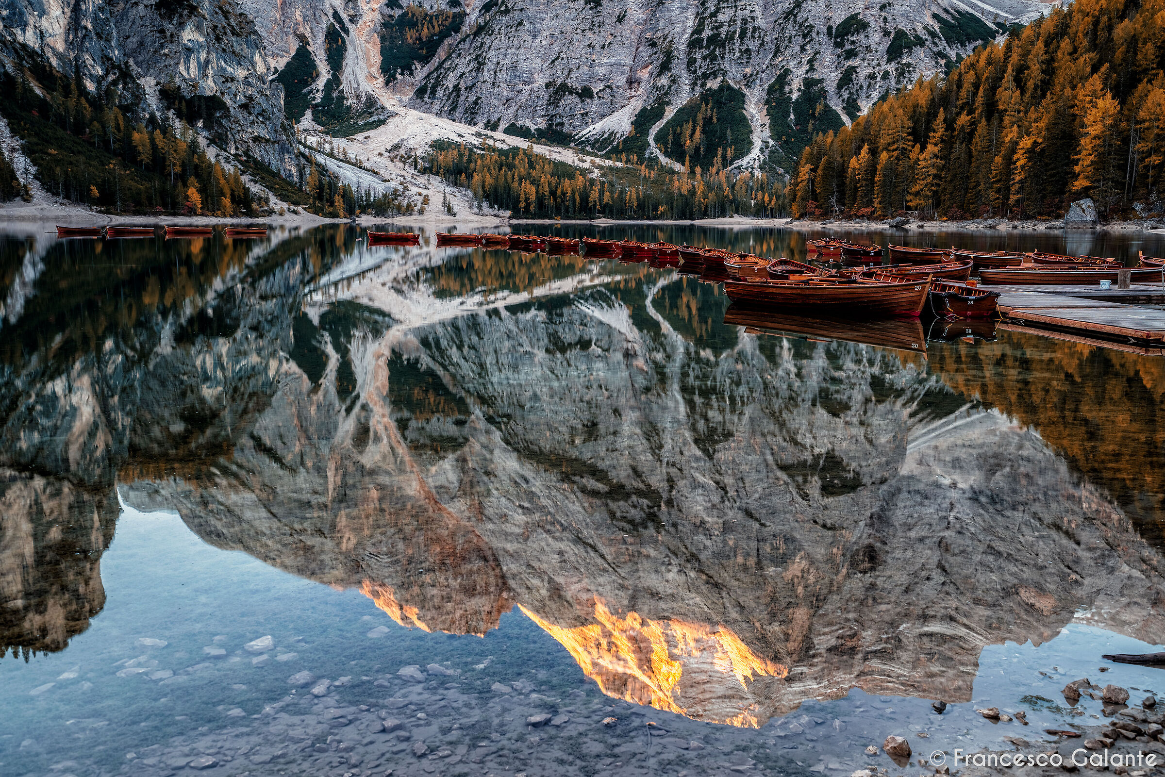 Sunrise at Lake Braies 3
