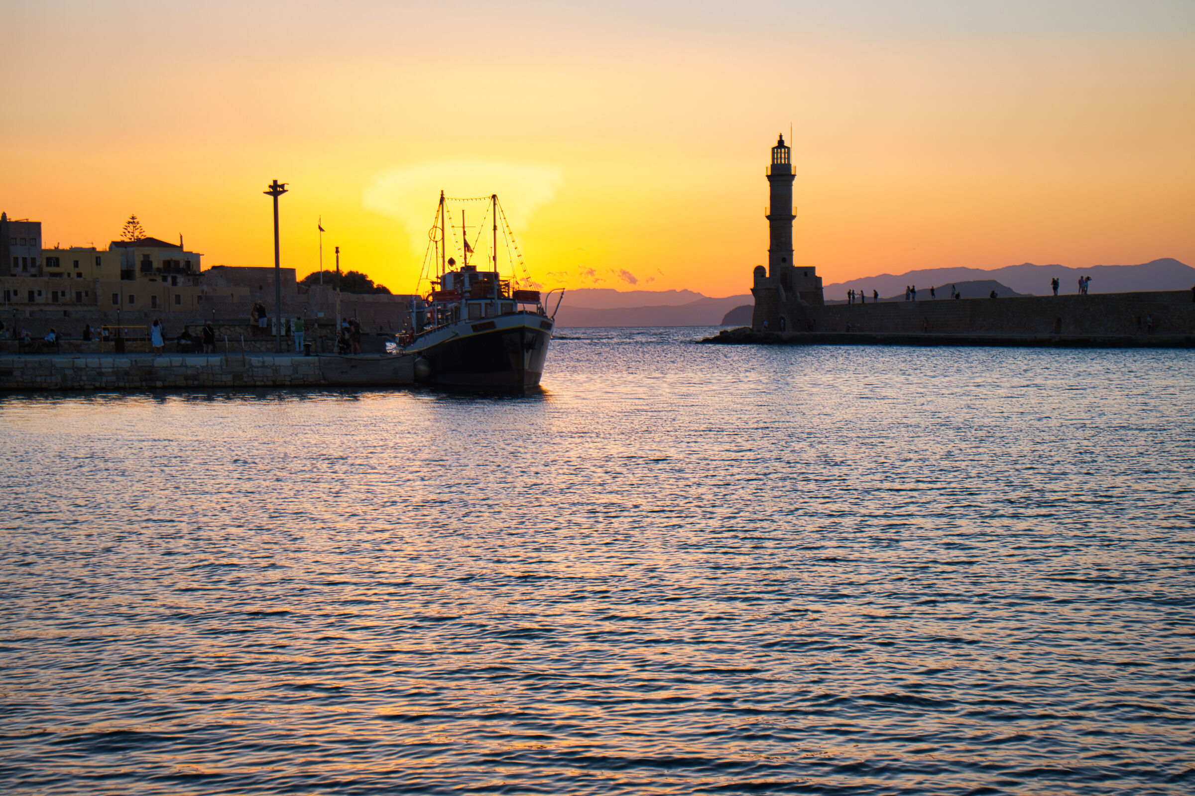 Sunset in Chania