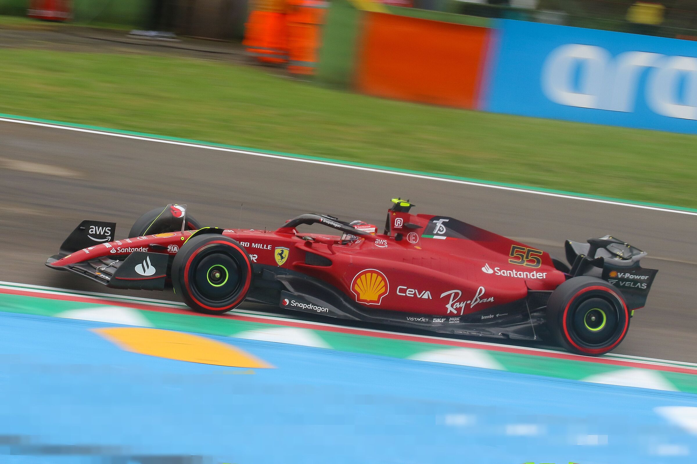 Carlos Sainz panning