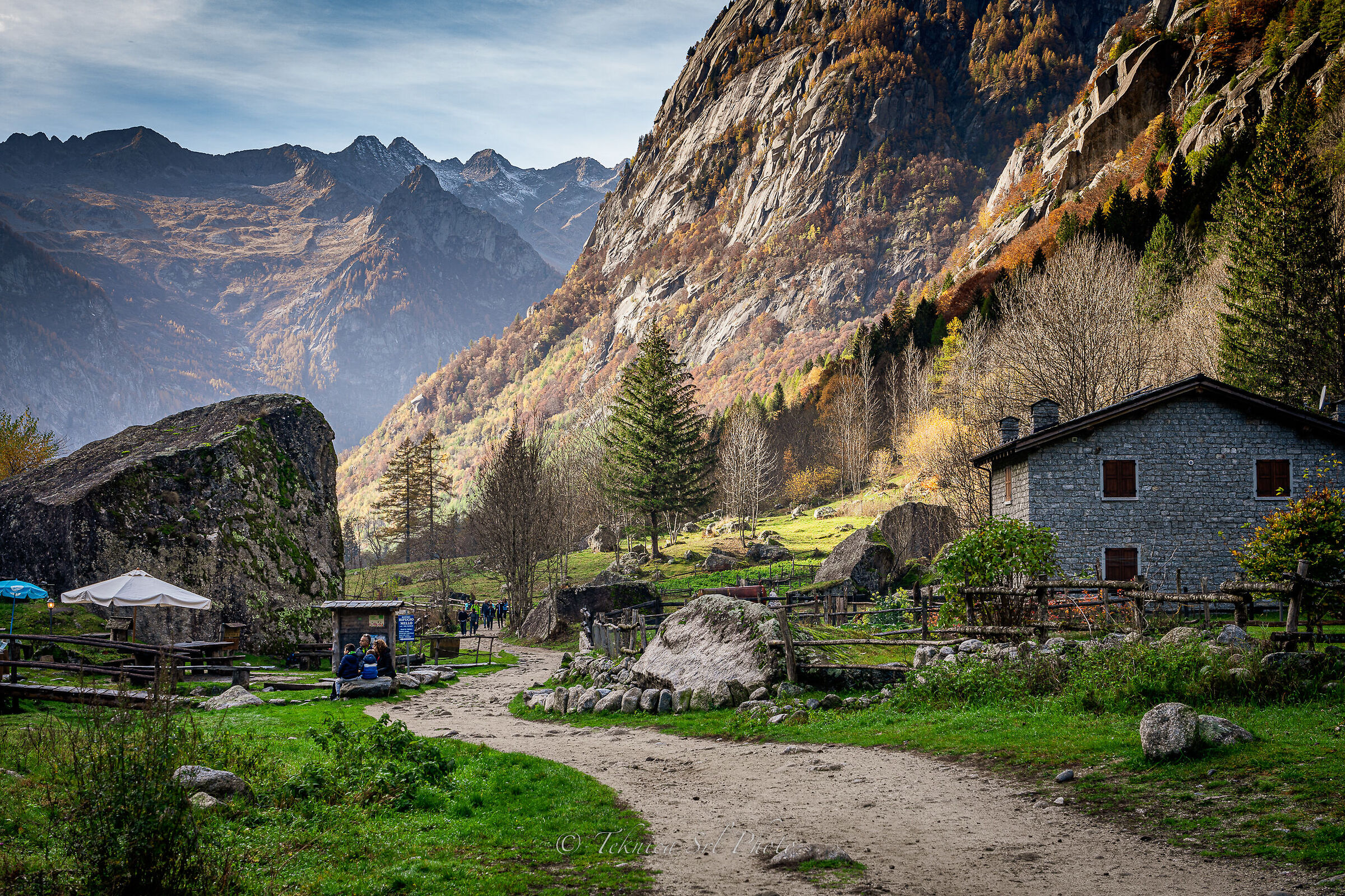 Huts in Val di Mello