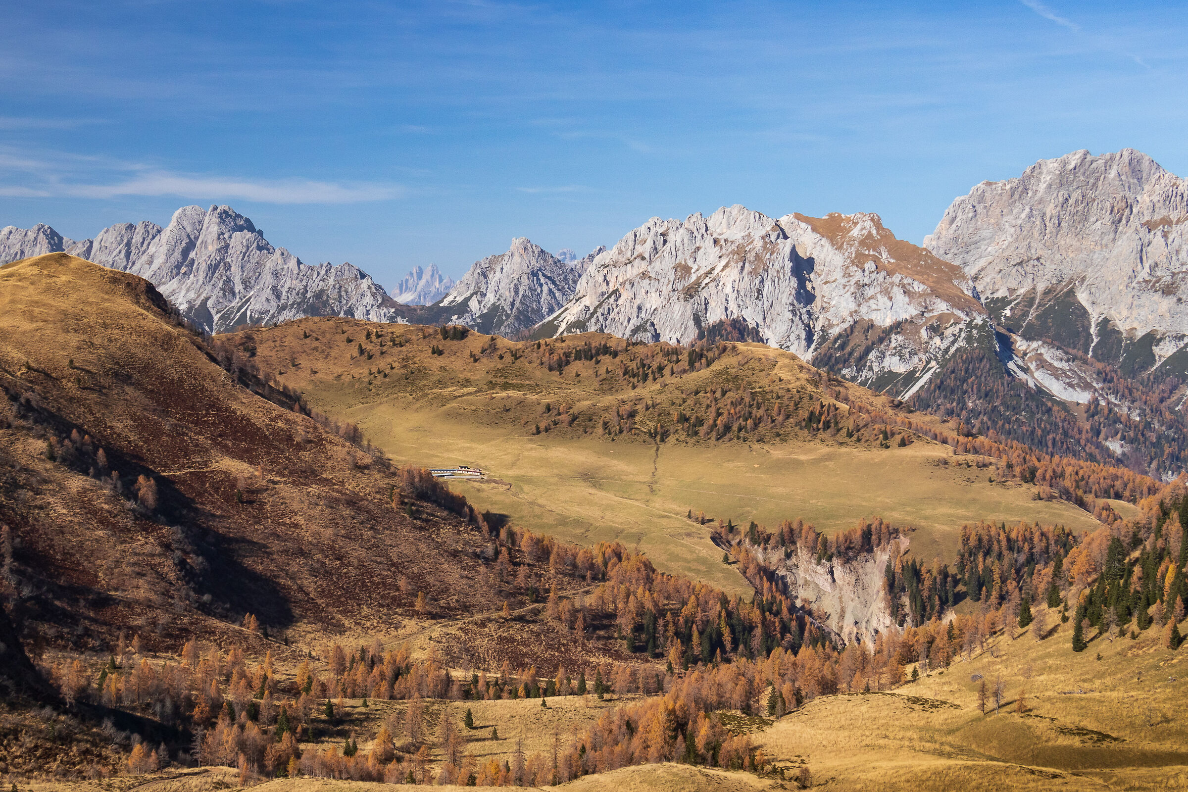 Autumn on the mountains of Sauris