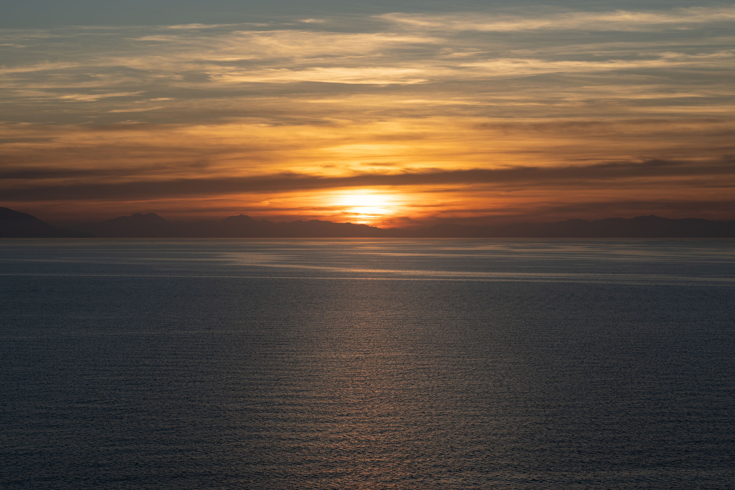 Tramonto da Piombino (Toscana - Italia)