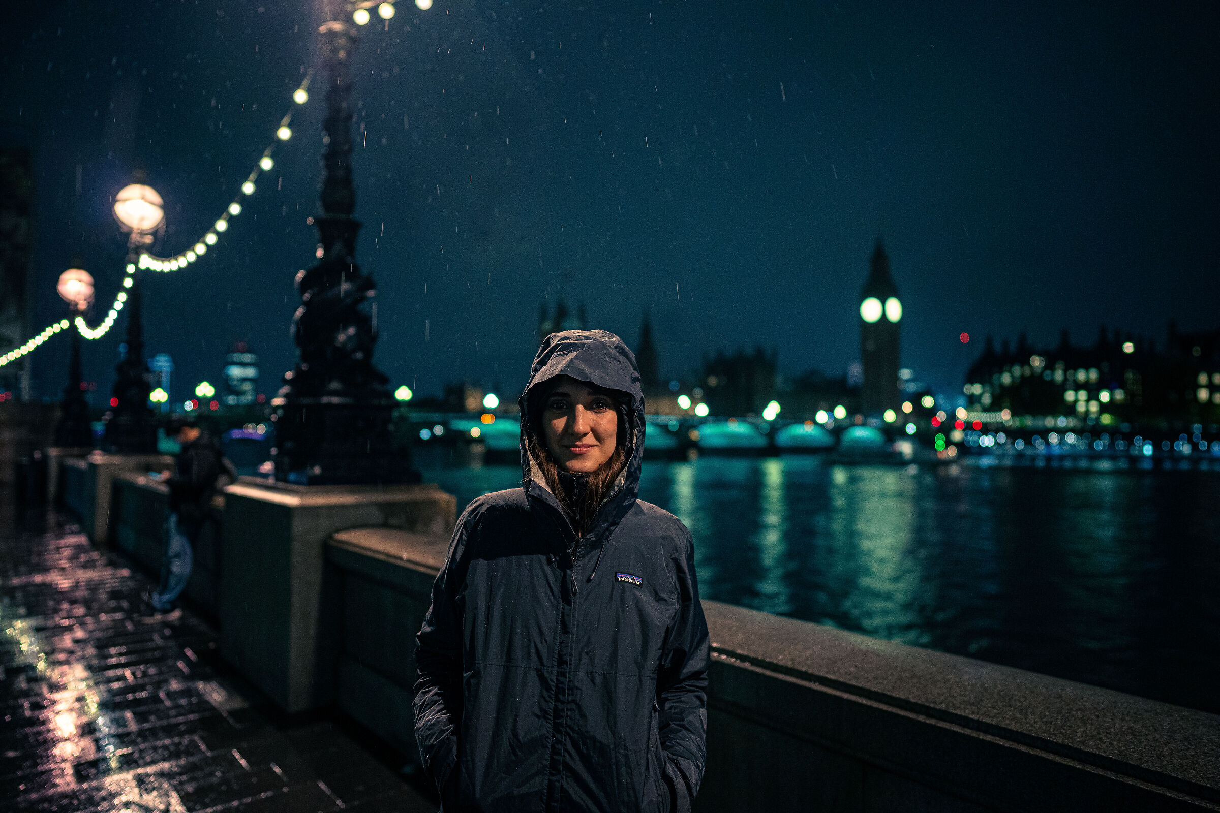 Sotto la pioggia a Londra