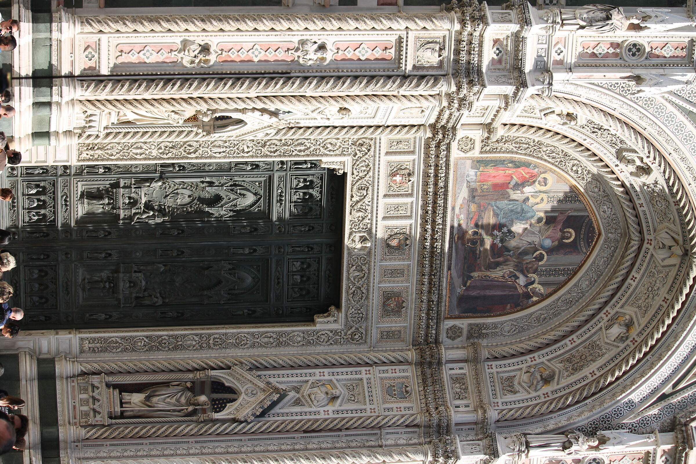 Gate of the cathedral of florence