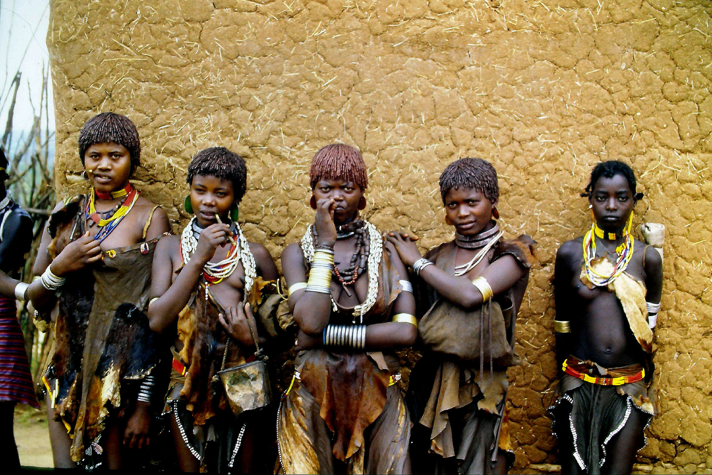 Etiopia 1998 - Valle Omo River - Ragazze Hamer