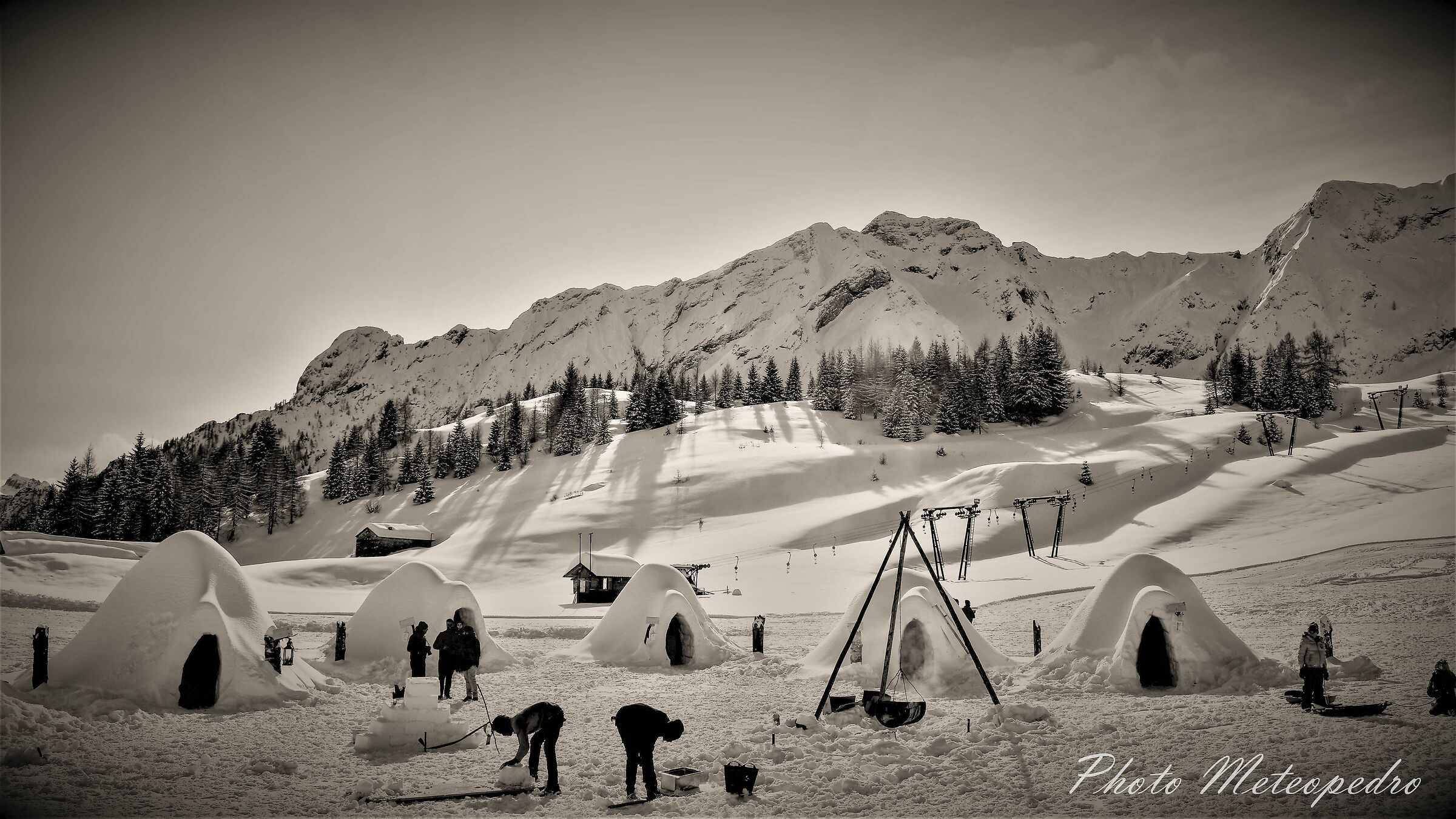 Winter in the mountain