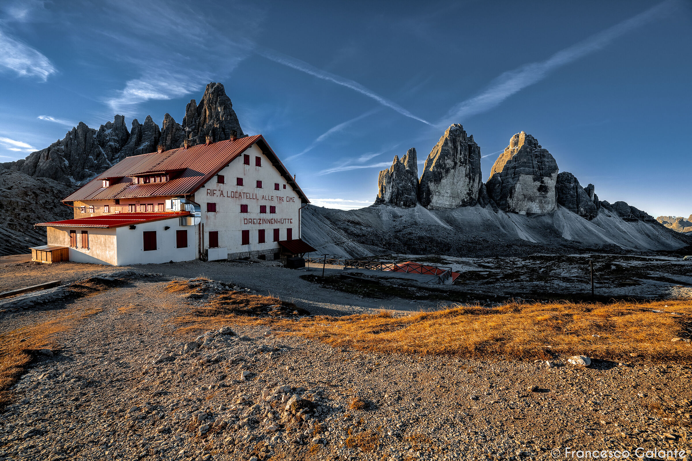 Sunrise at Rifugio Locatelli