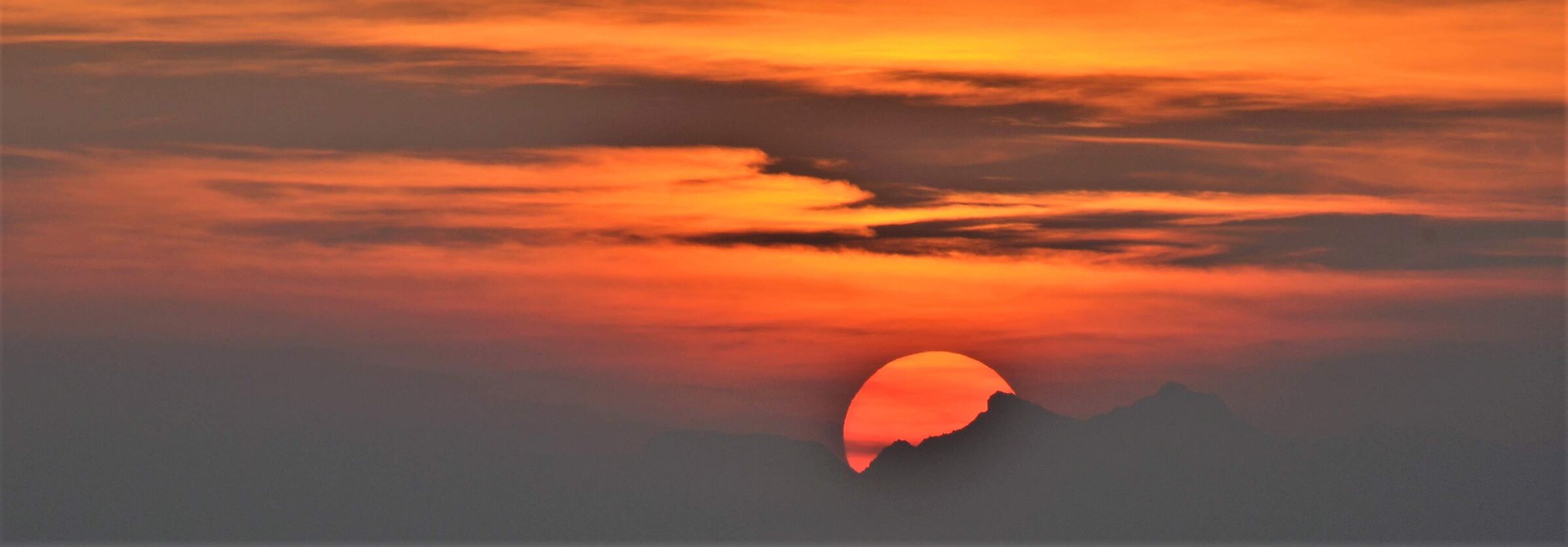 Tramonto sul Linzone