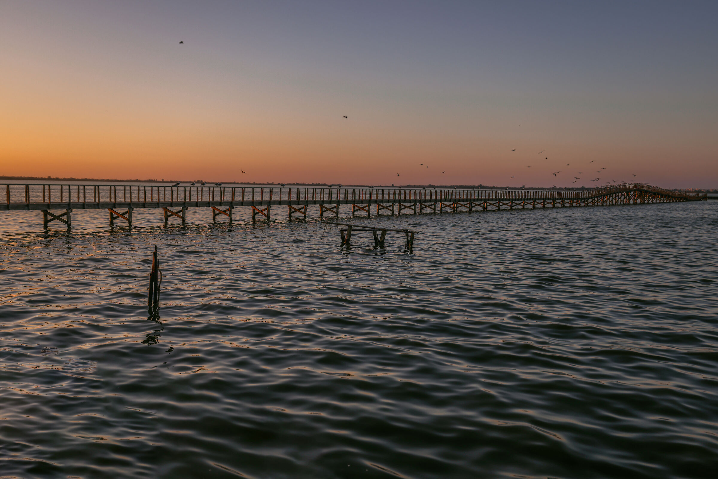 passerella di san clemente lesina lake