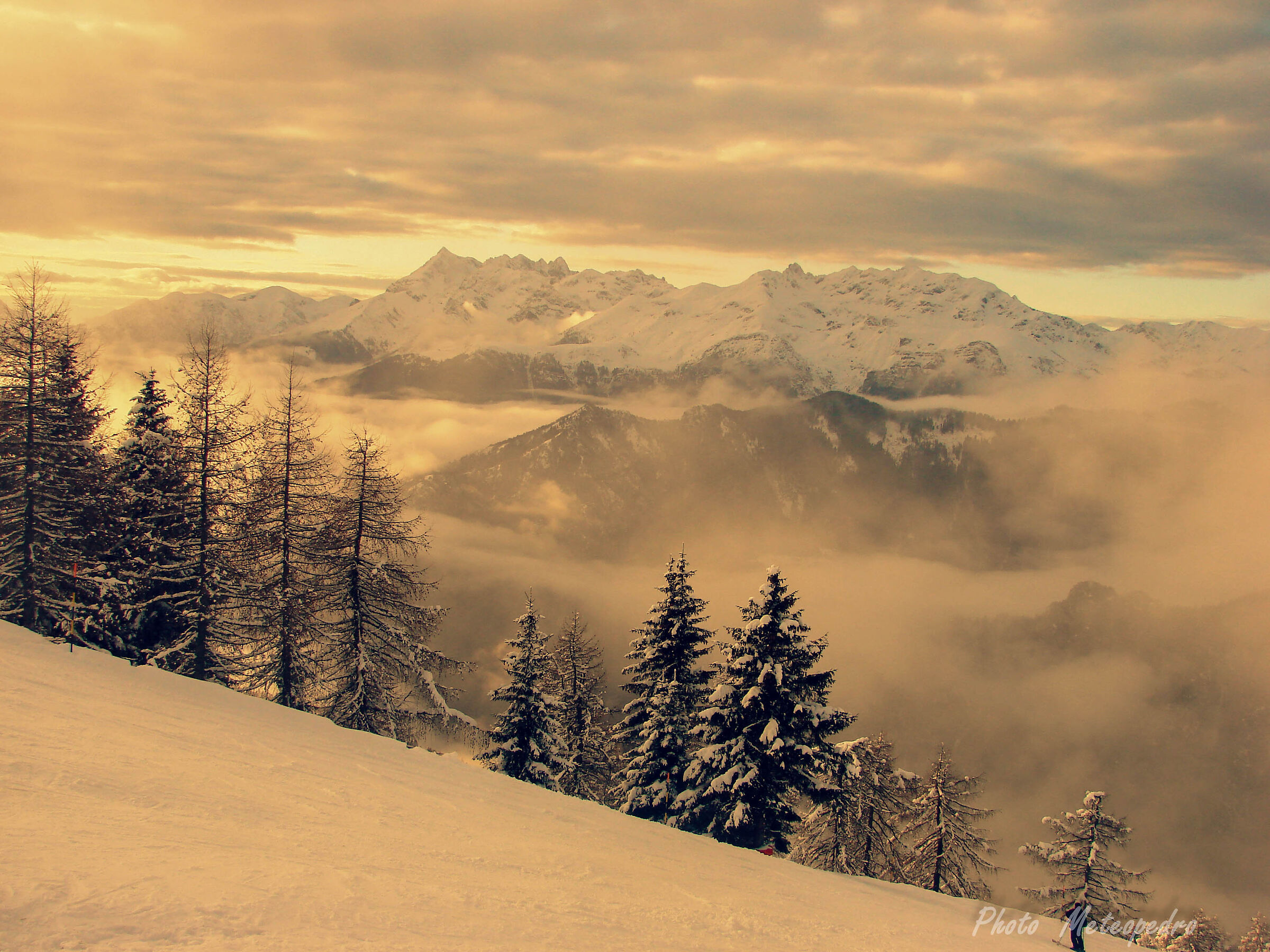 Winter in the mountains