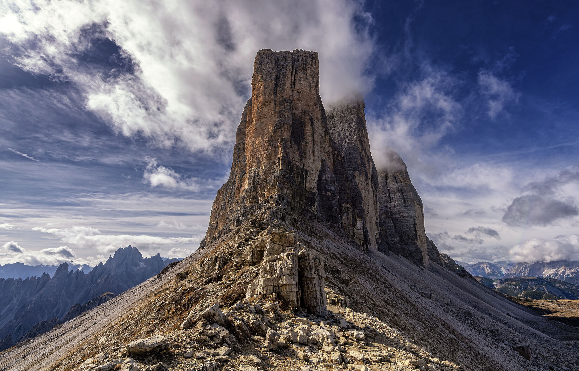 Una delle tre Cime di Lavaredo