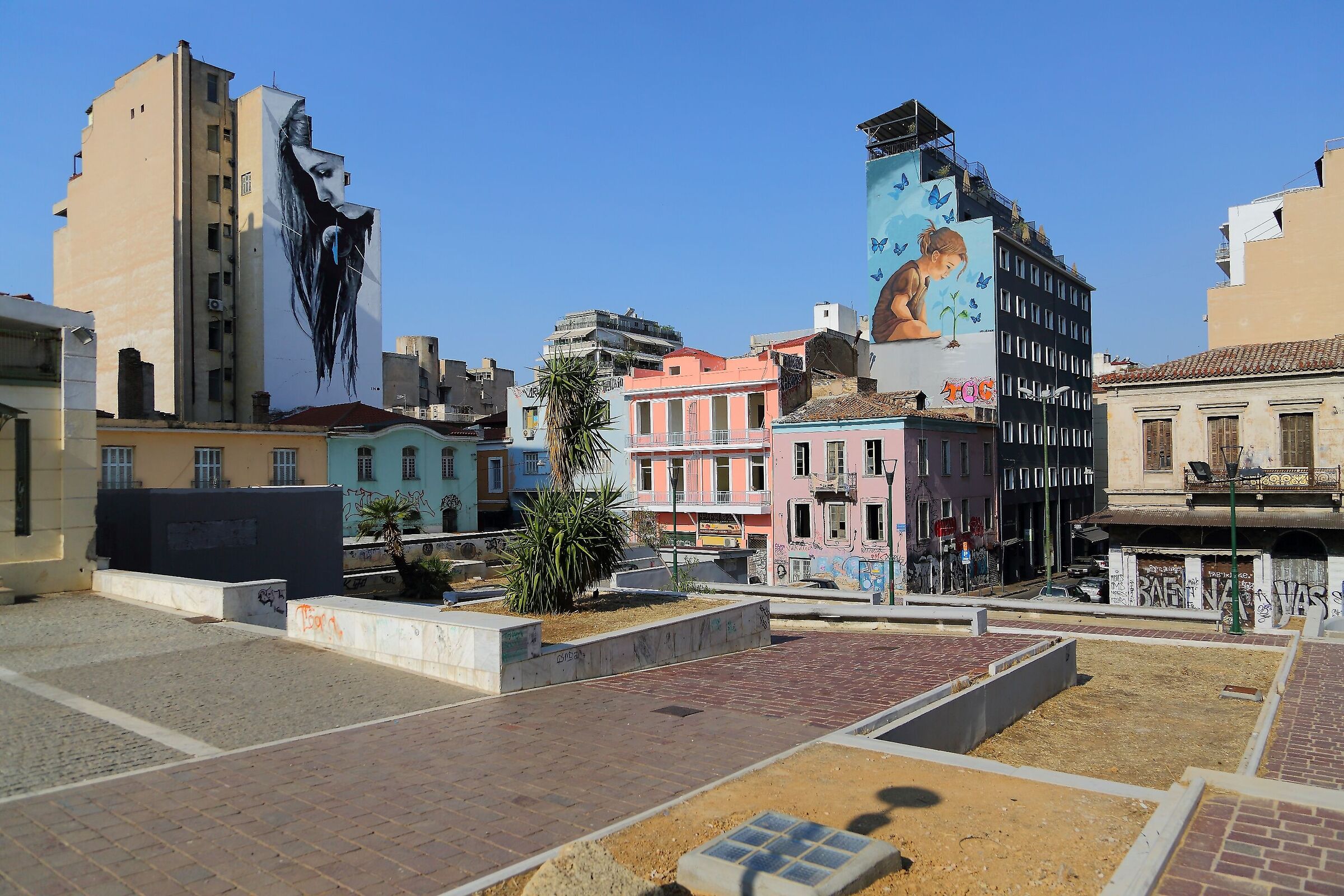 Piazza antistante il mercato Varvakios