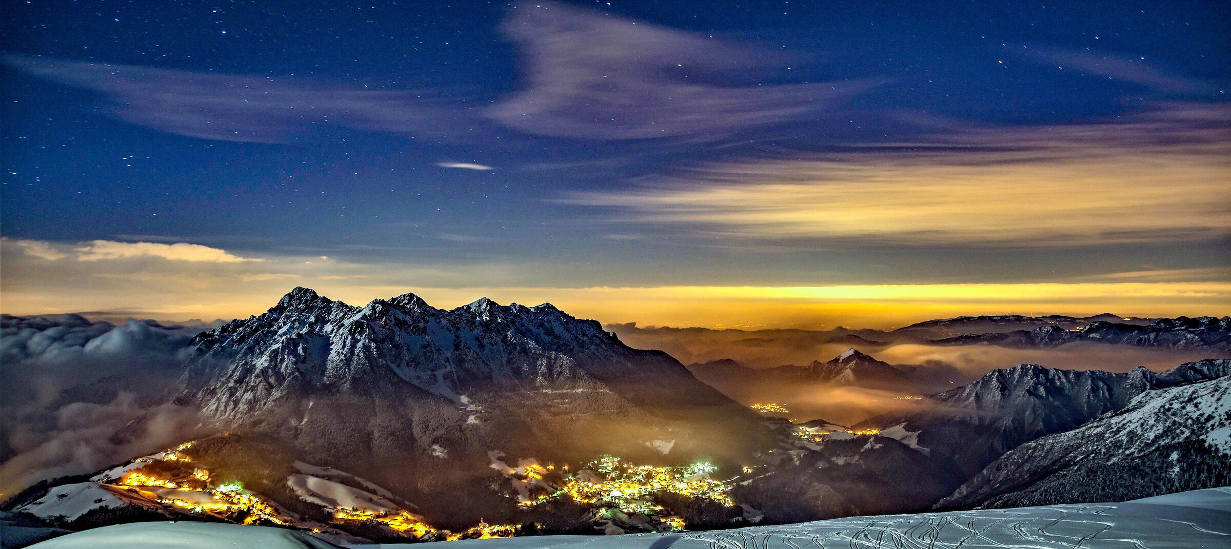 night at high altitude