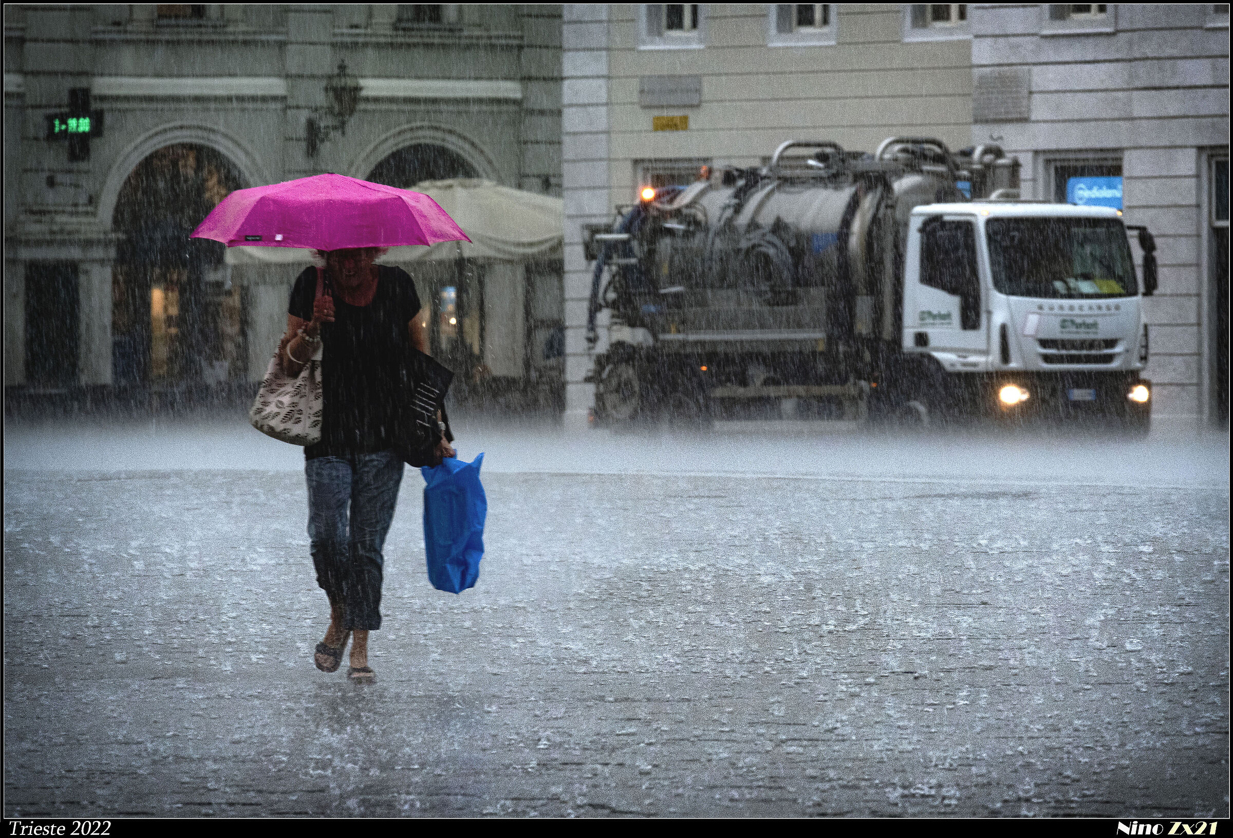 Rain in small bowls
