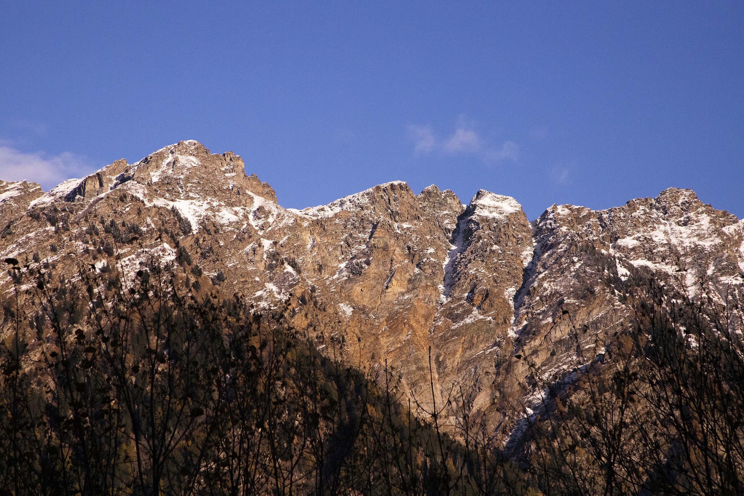 First snow in Blenio Valley