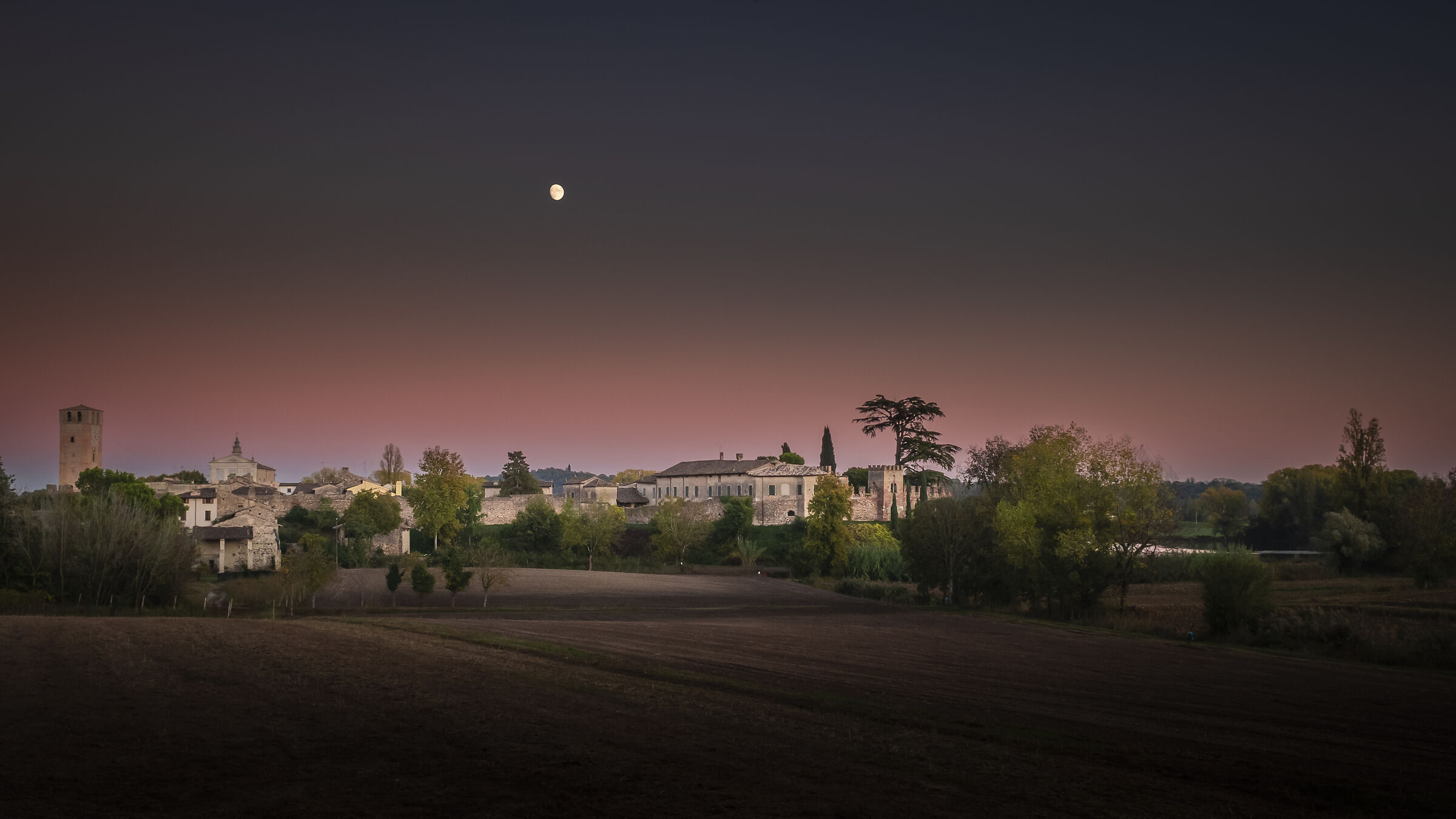 Crepuscolo (con Luna)