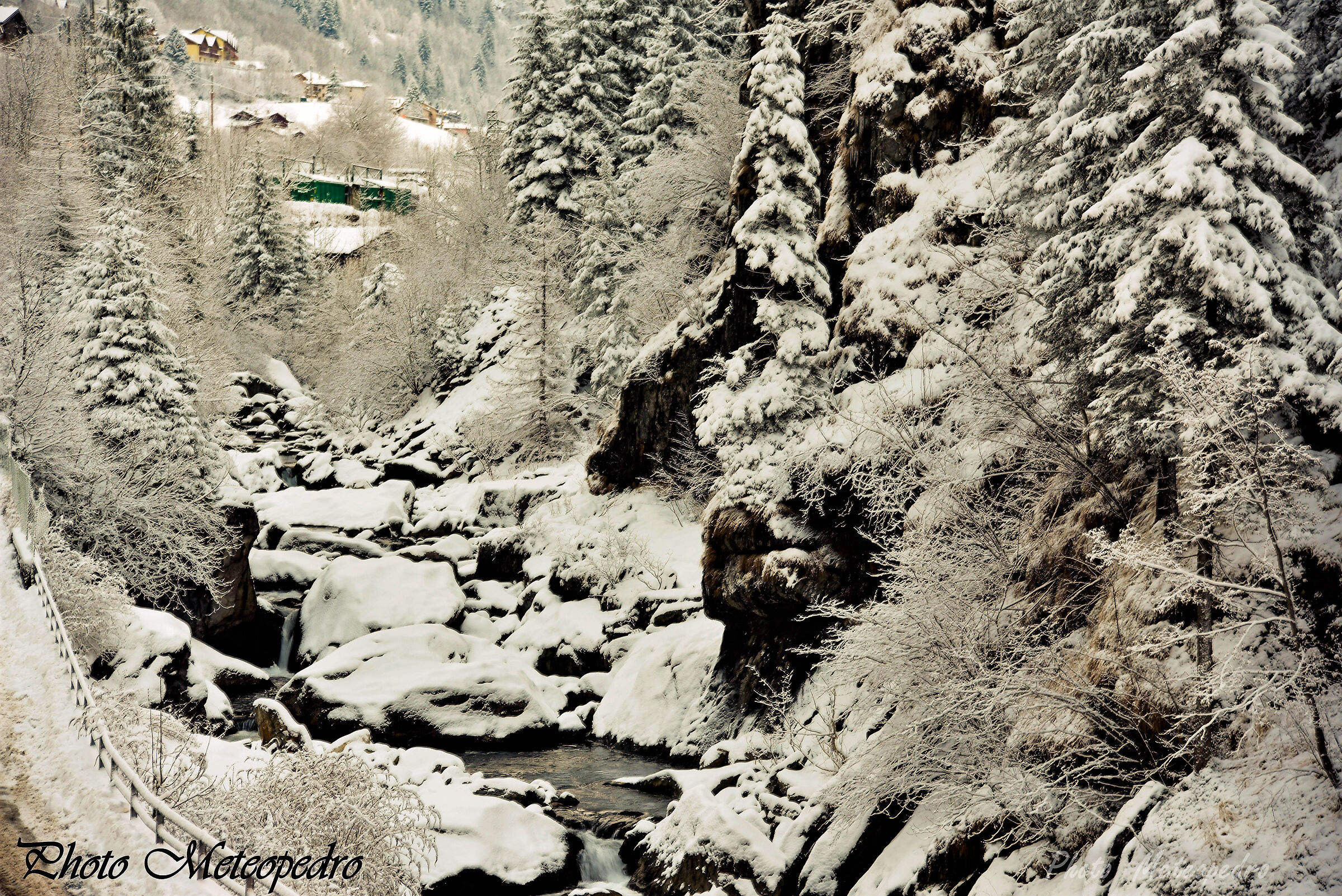 Brembo covered with snow