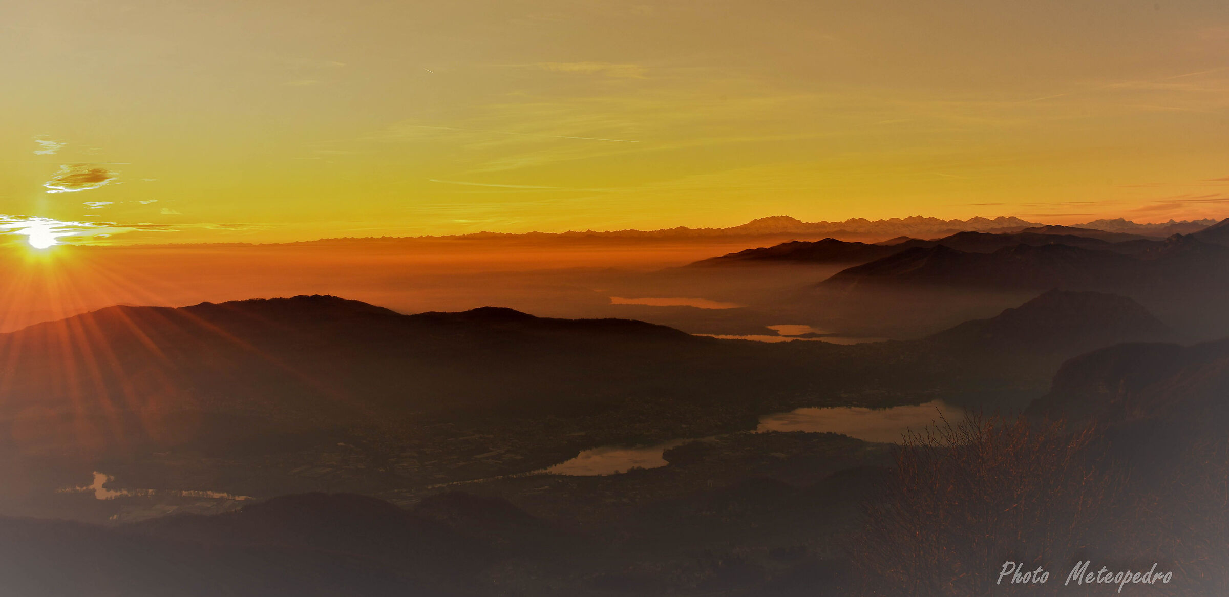 The magic moment of sunset