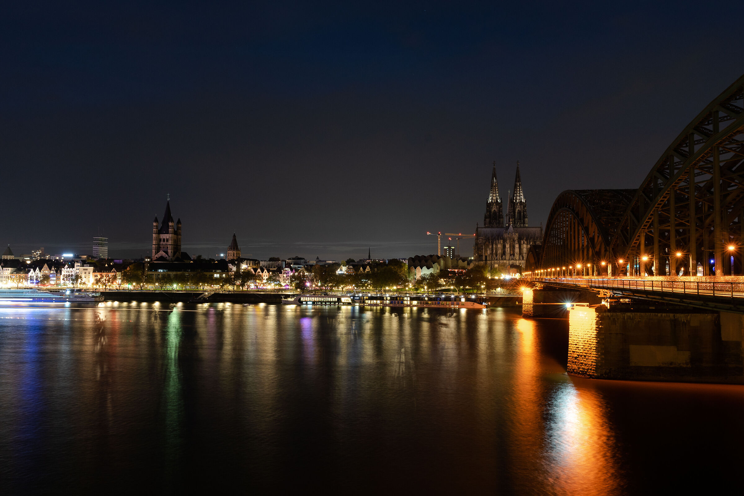 Cologne at sunset