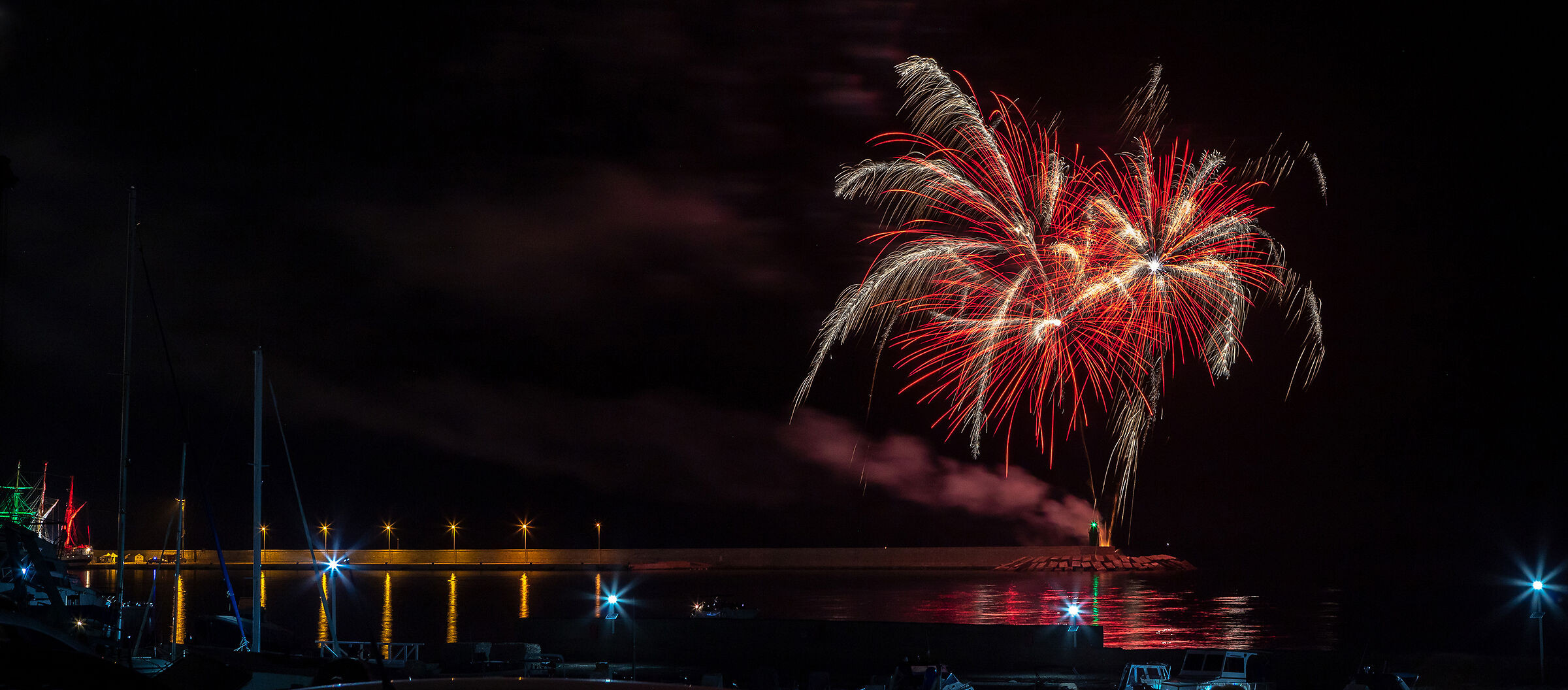 Fireworks in Gallipoli