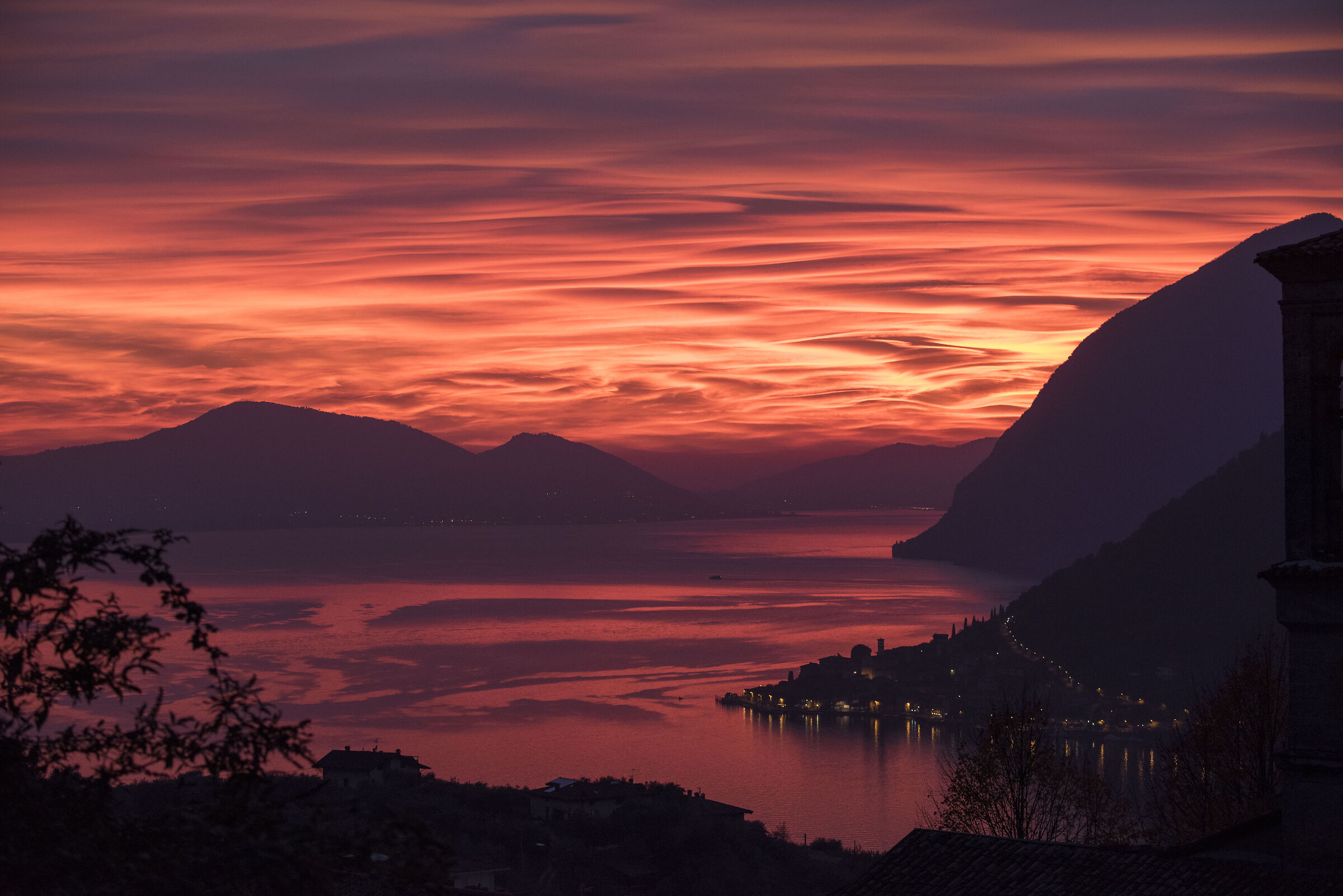 Red in the evening...