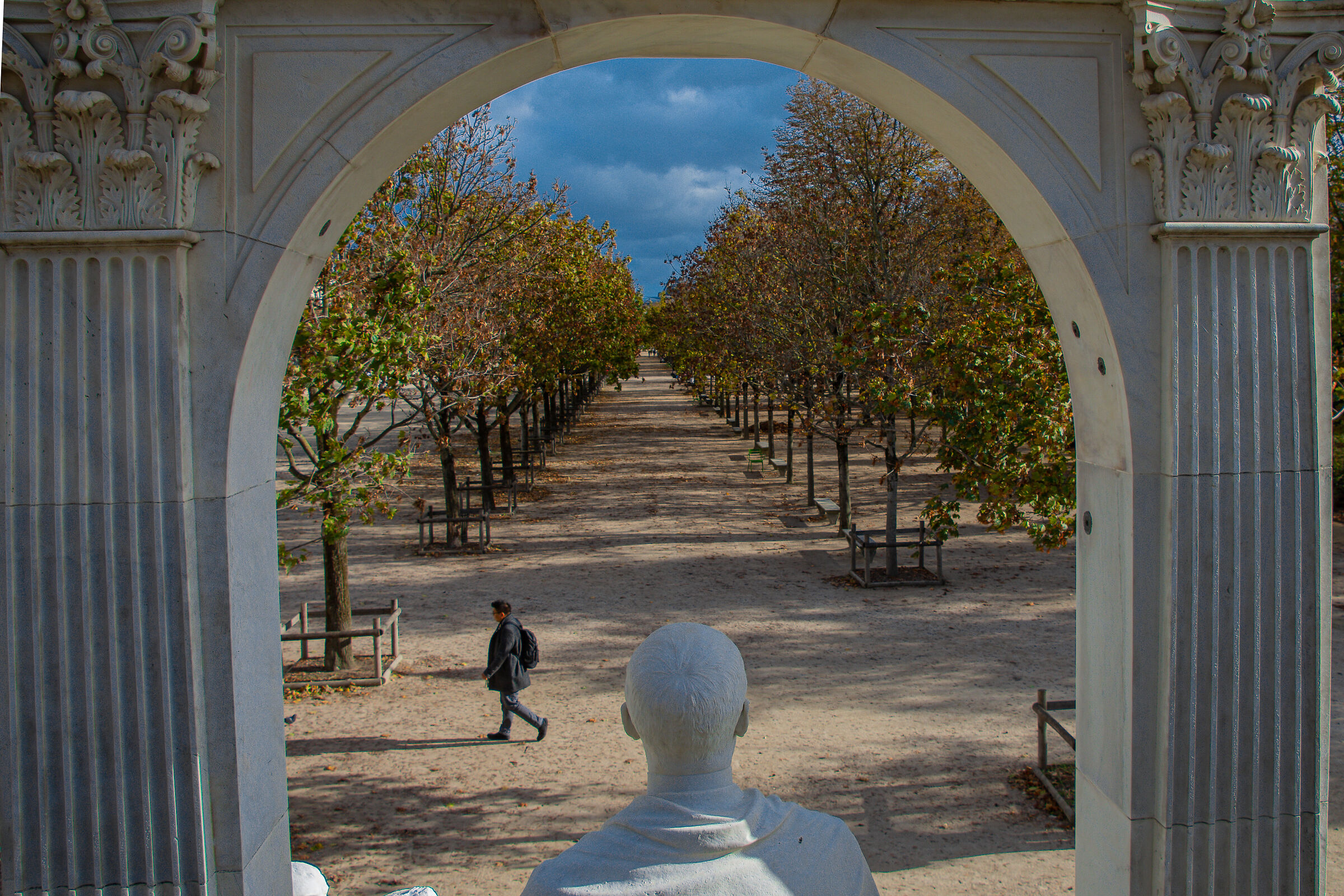 Looking at Tuileries