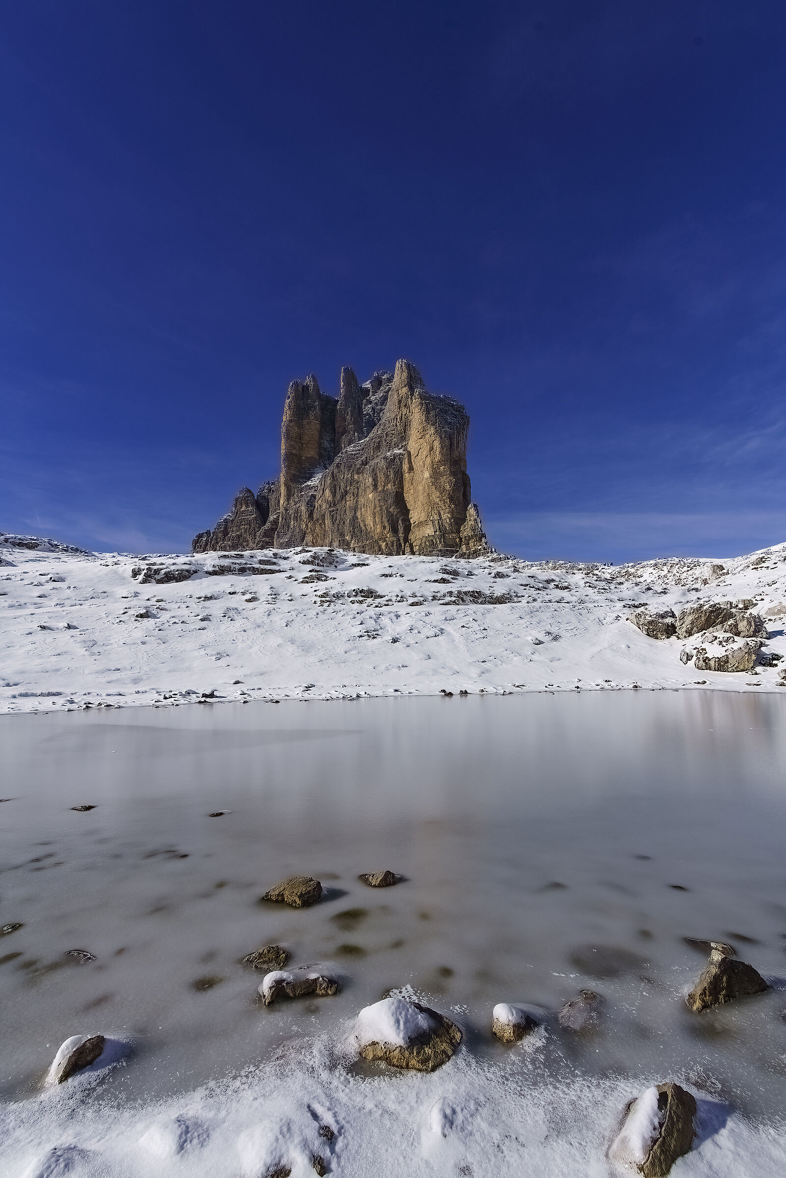 3 cime , mancato riflesso