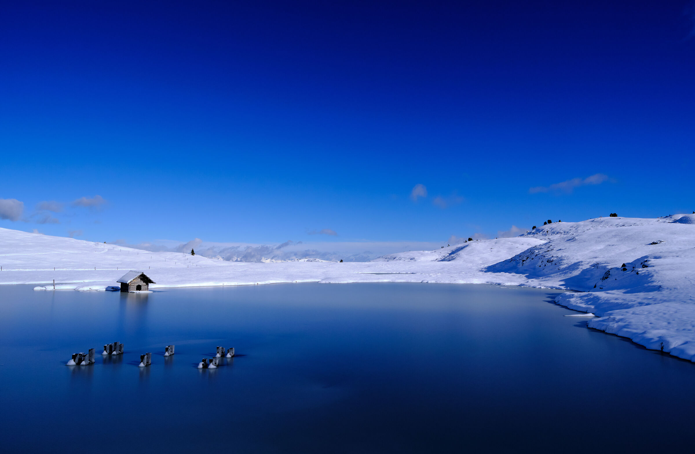 Glitzer See, Luson Alms