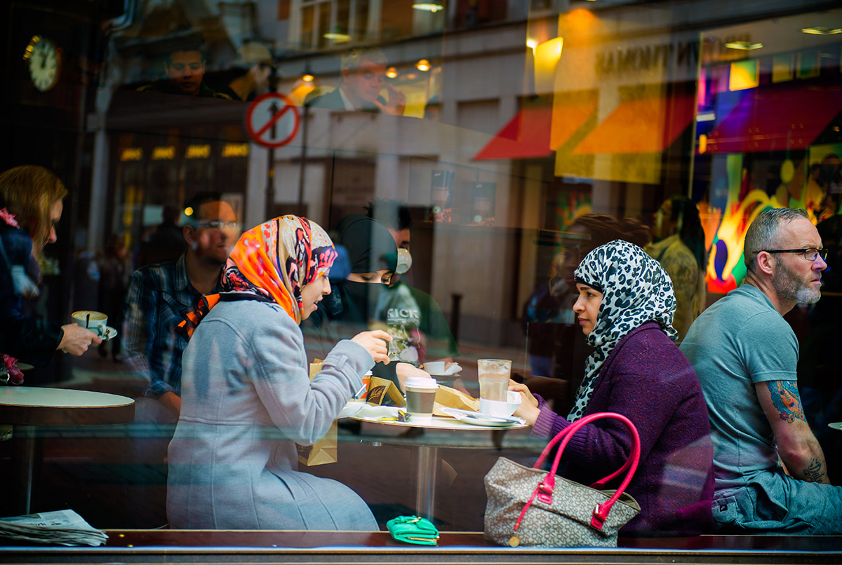 Multiethnic breakfast in Dublin