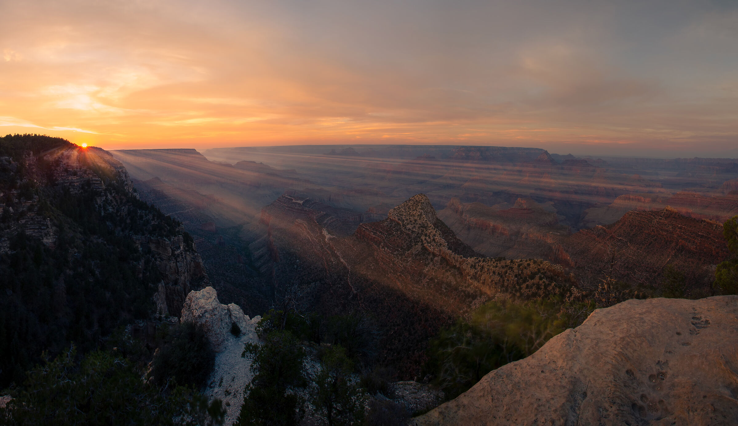 Alba sul Grand Canyon