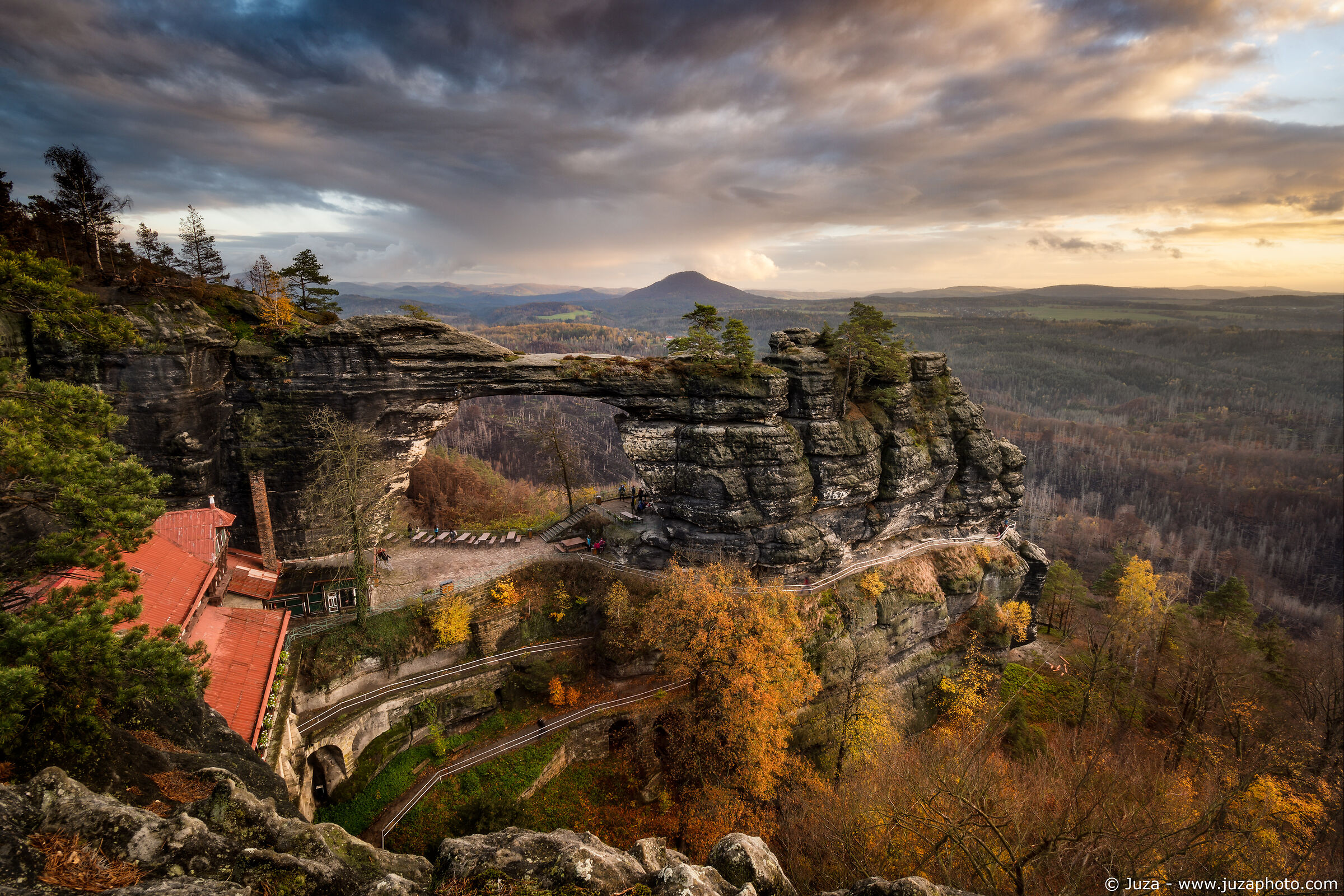 Sunset in Pravcicka Brana