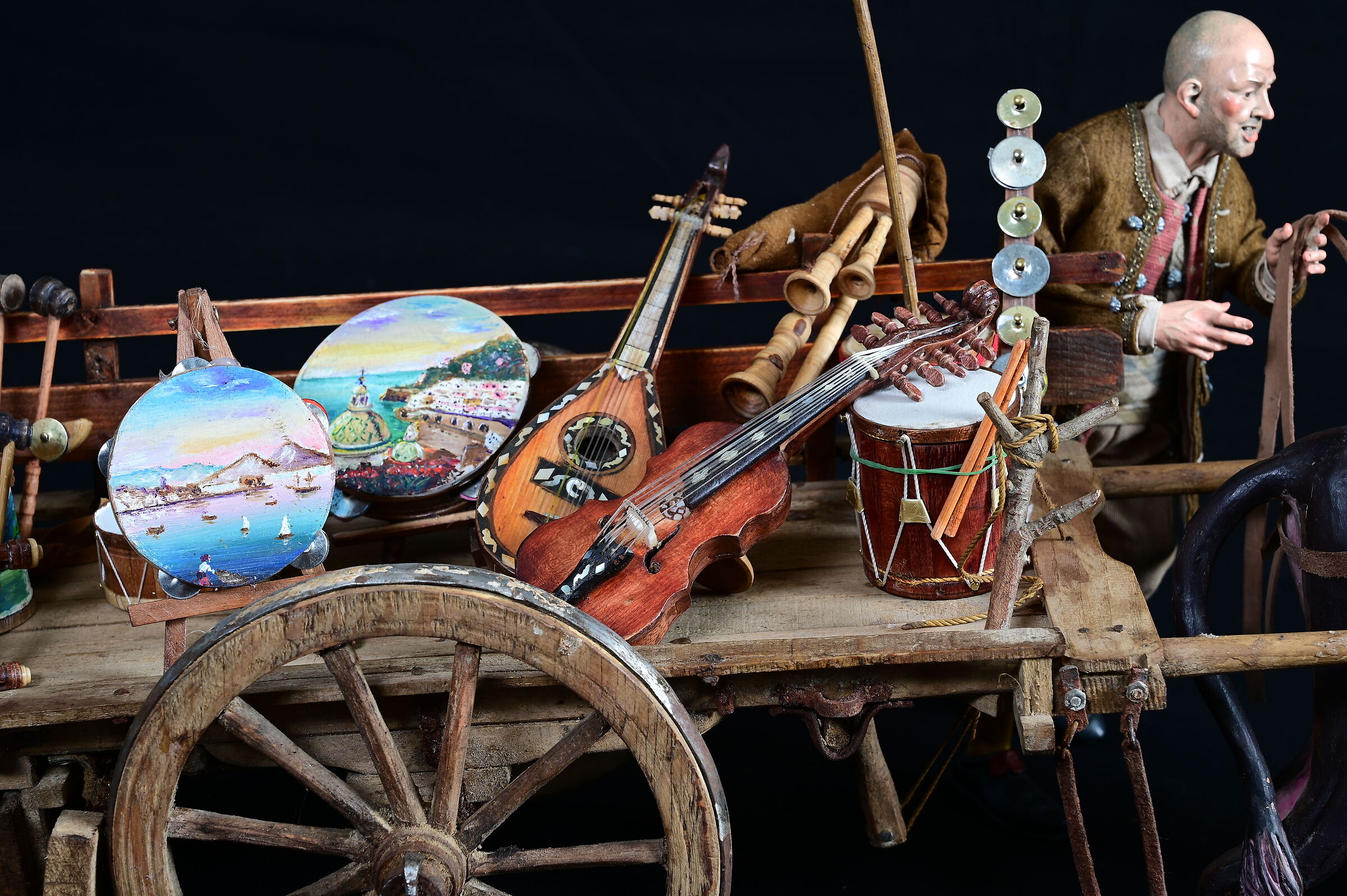 Presepe 2022 - Particolare Carretto del Musico -