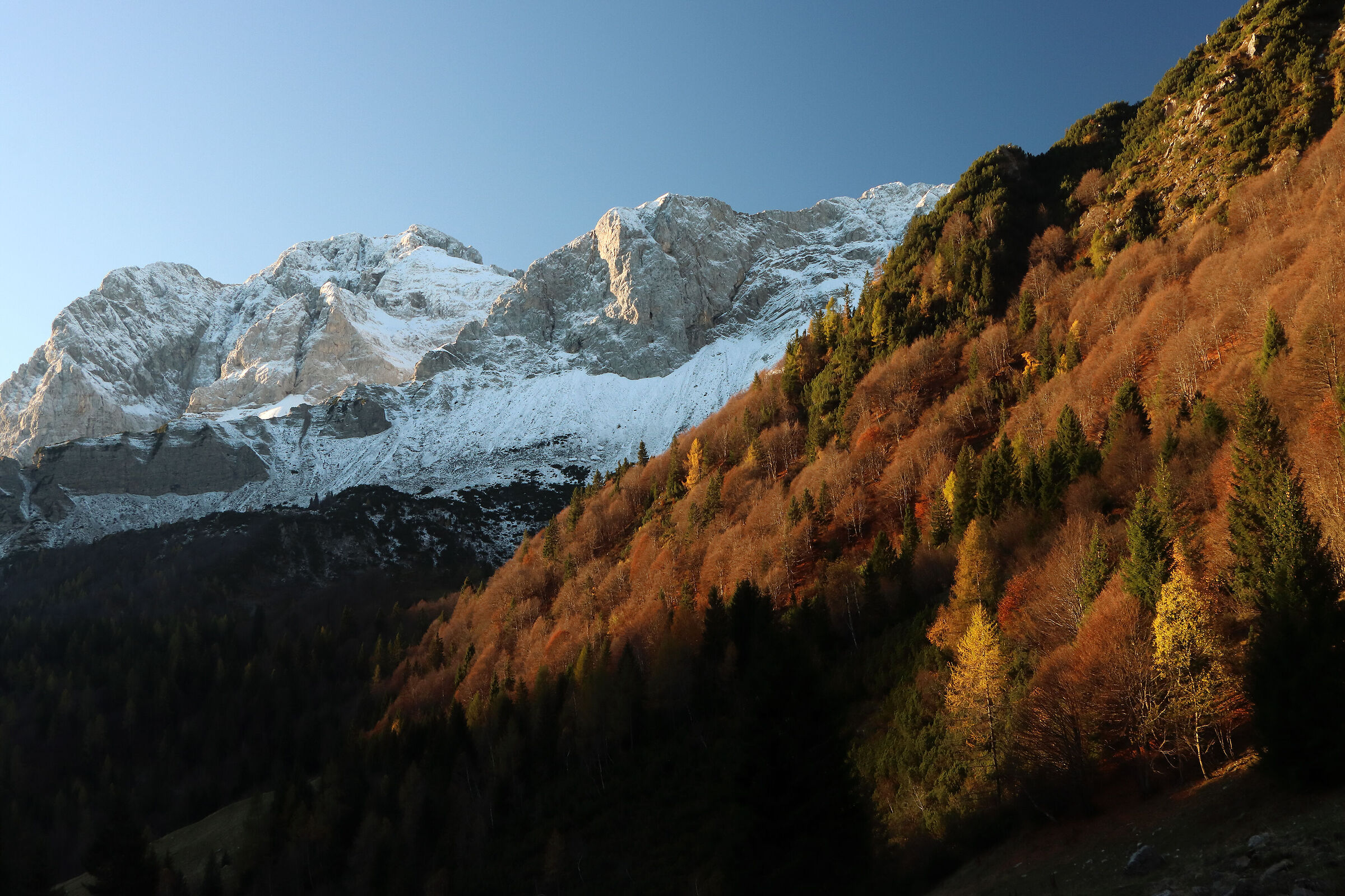 prime luci sull'Arera