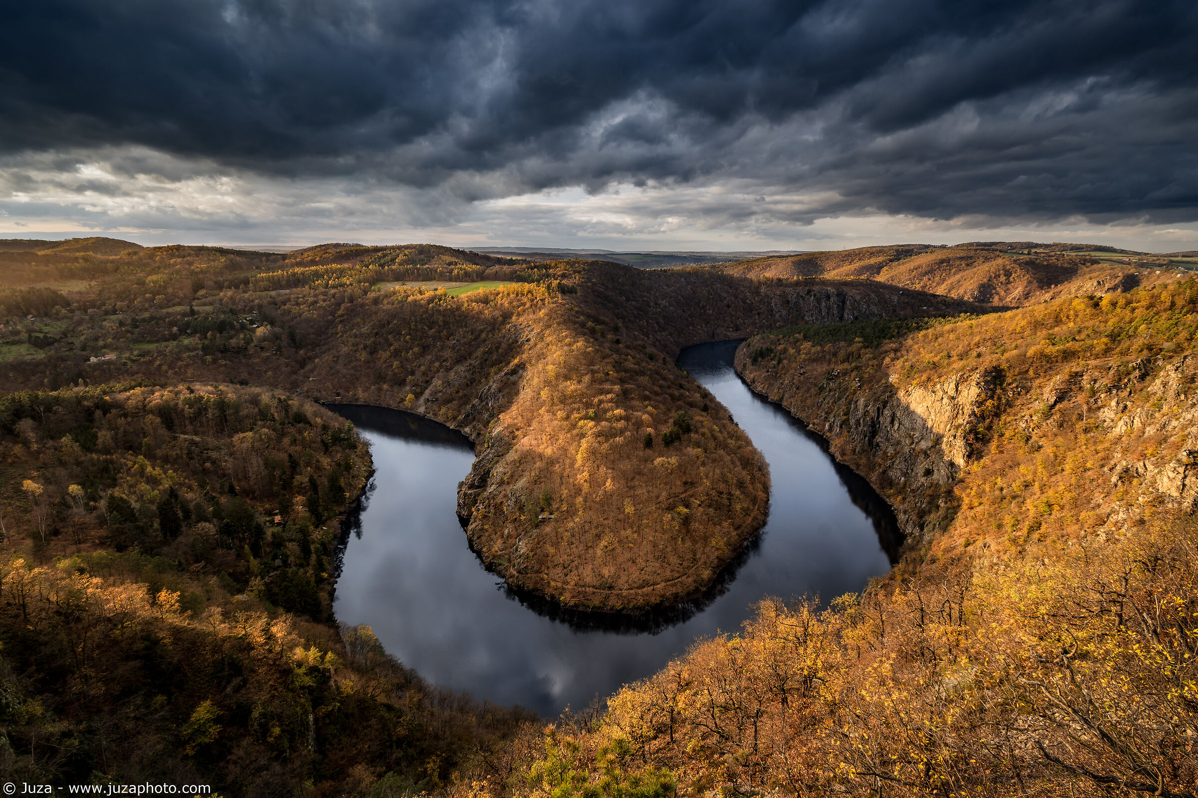 Tramonto sul fiume Vltava
