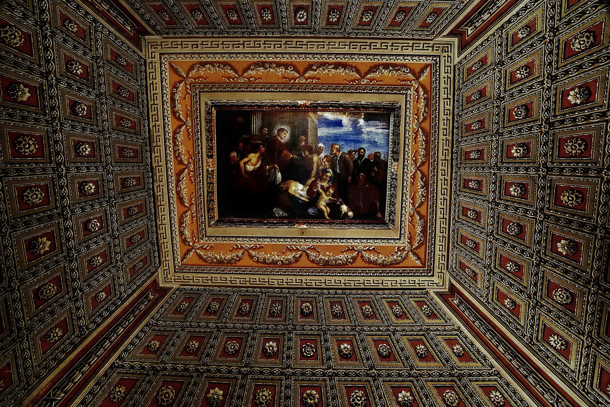 Effetto sfondato (del pittore) - Villa romana