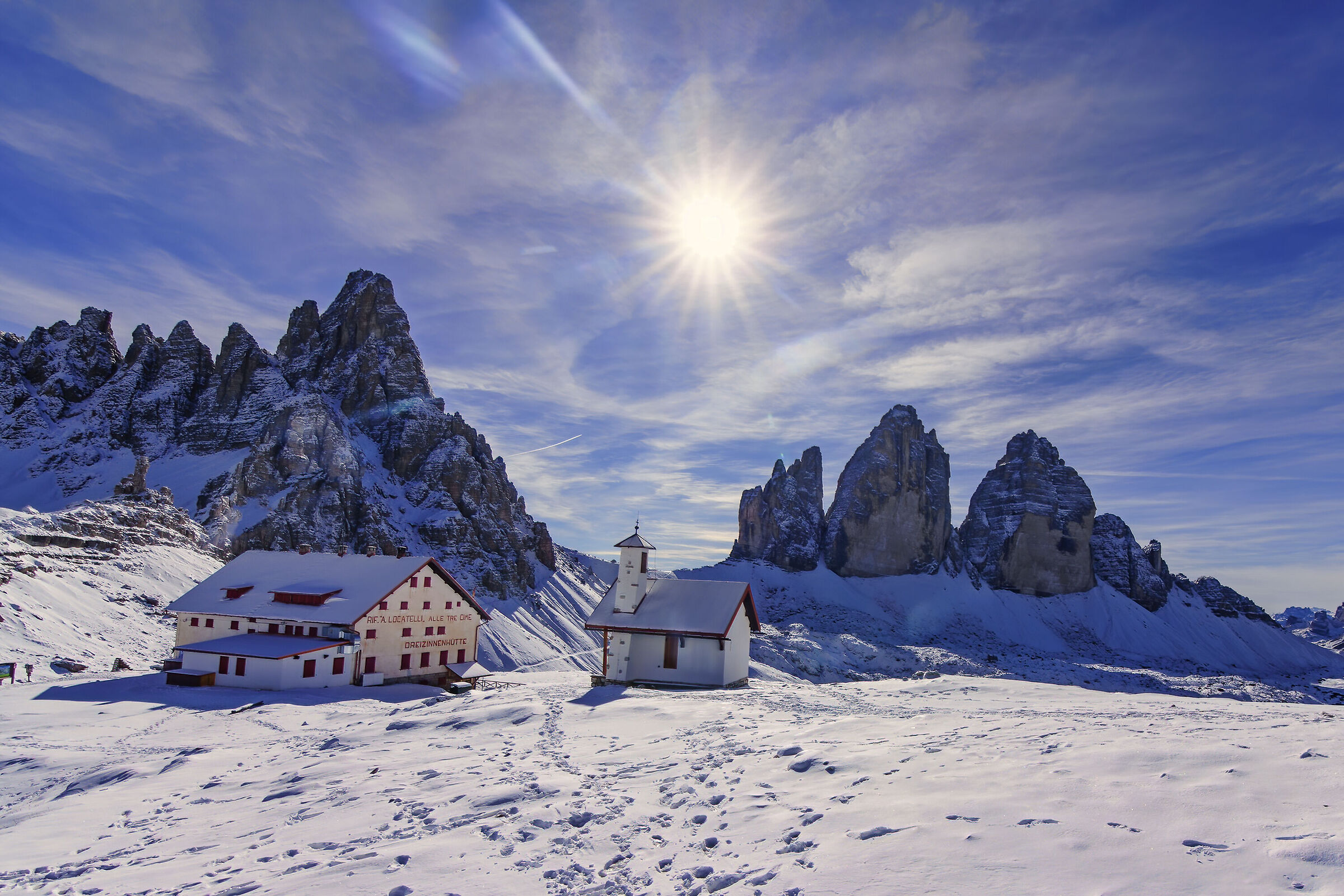 3 cime , prima neve novembre 2022