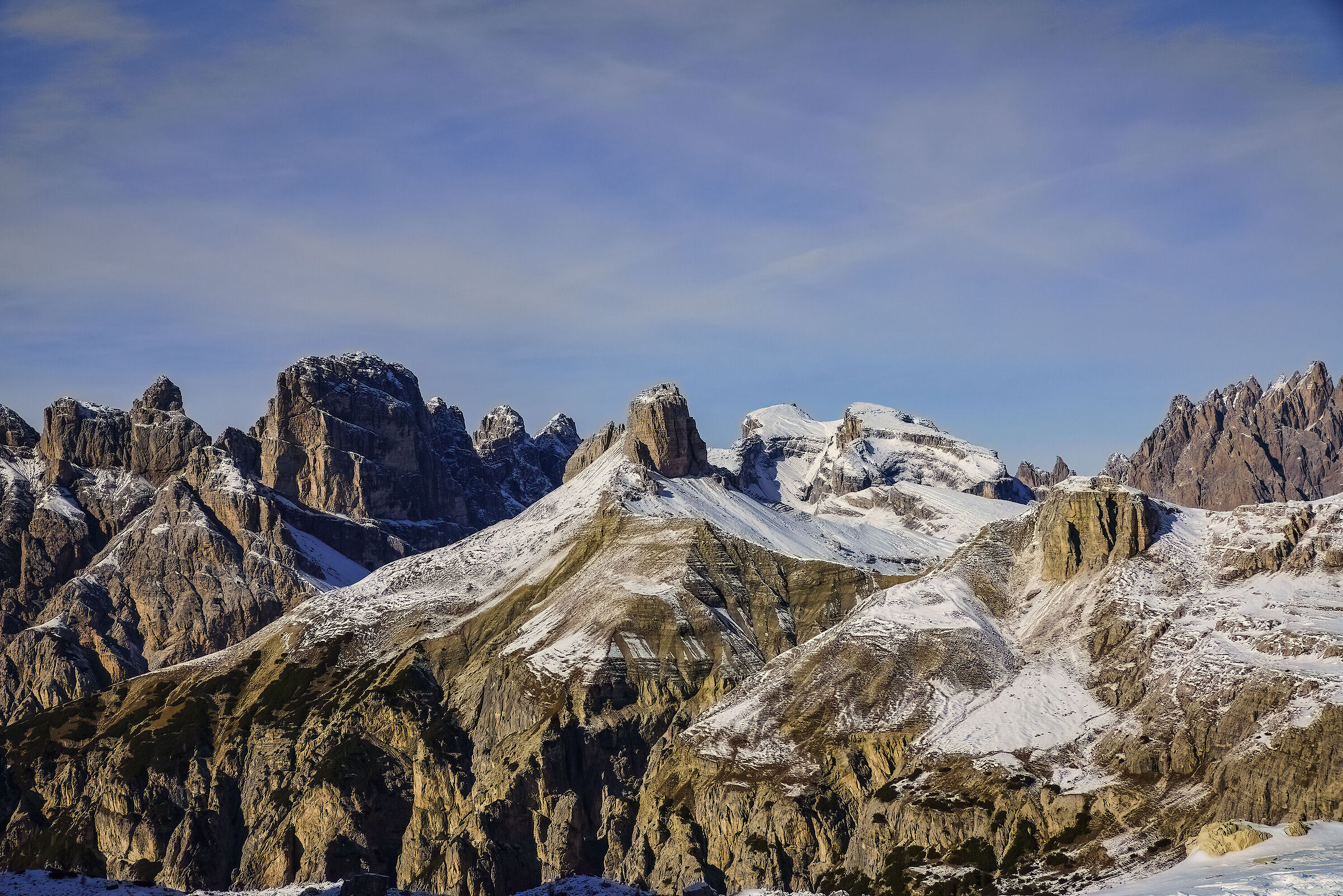 Dolomites dusted