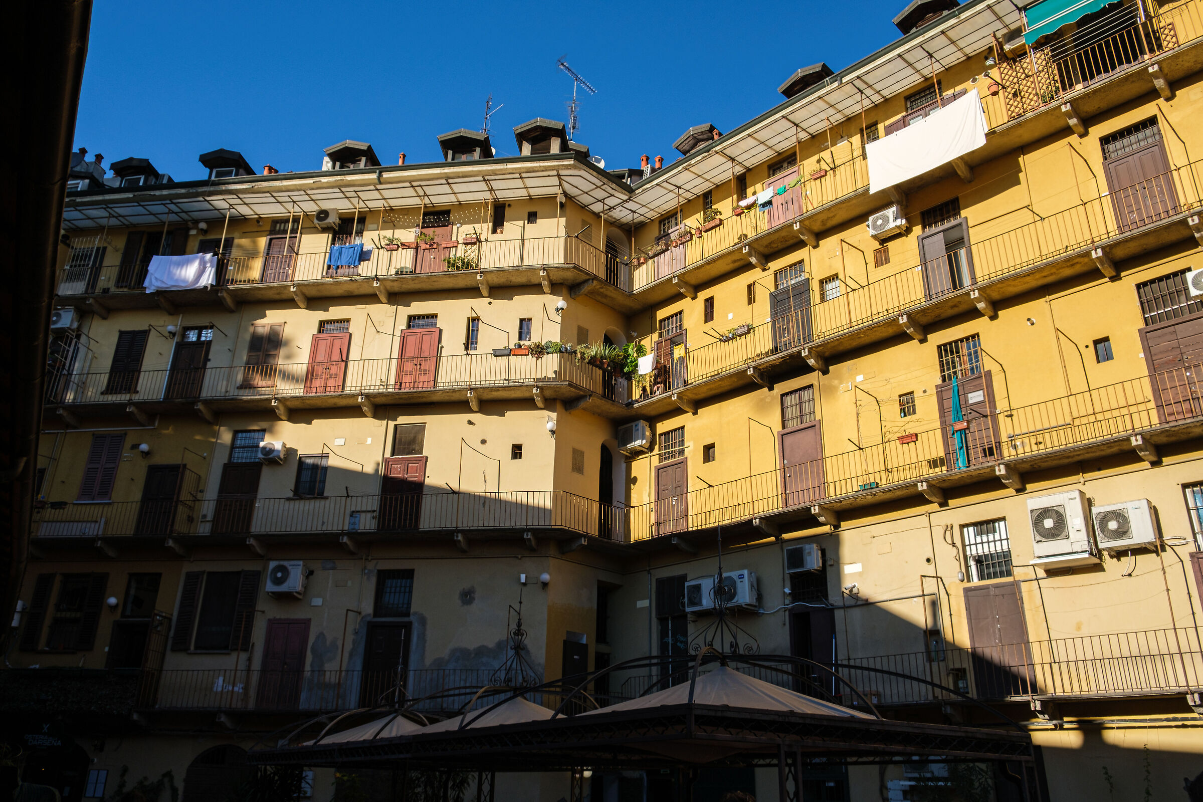 Railing houses - Milan