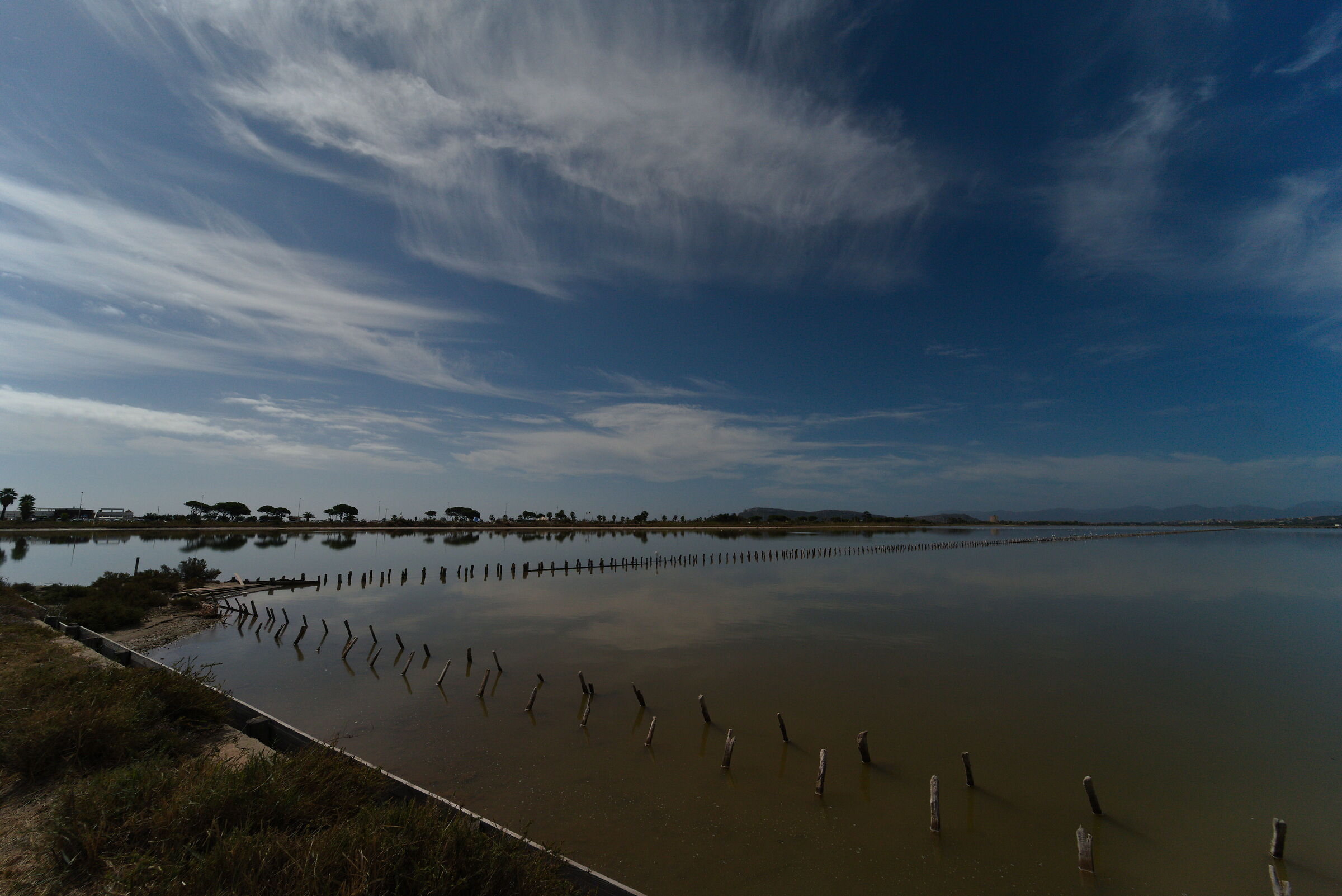 between sky and water