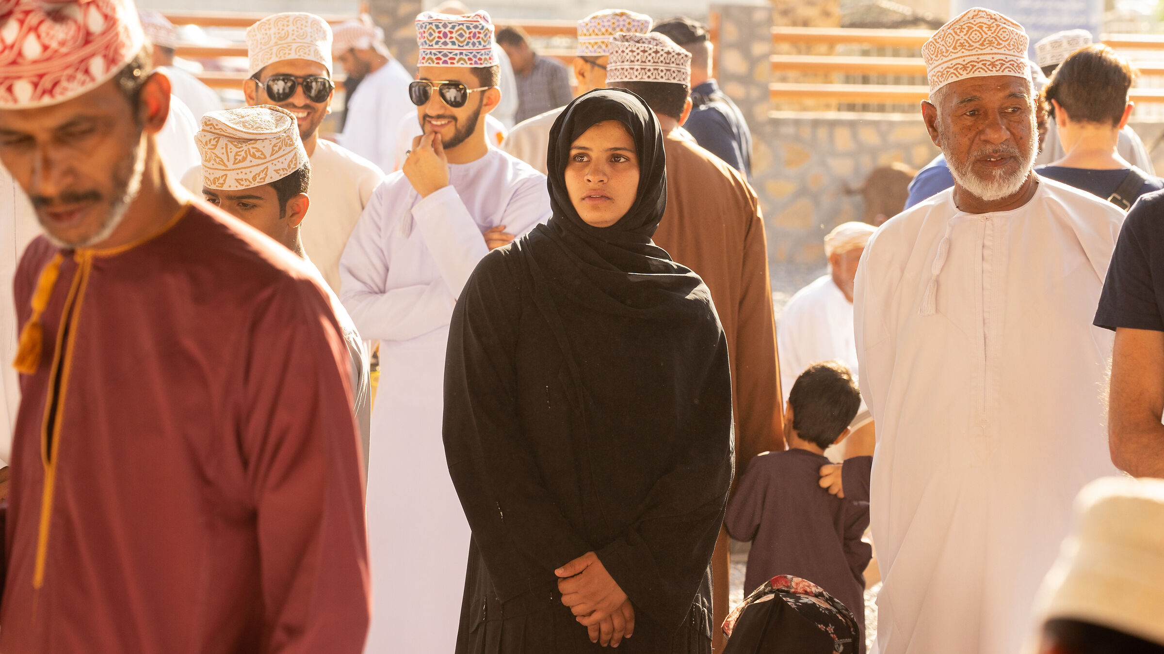 La ragazza al mercato di Nizwa