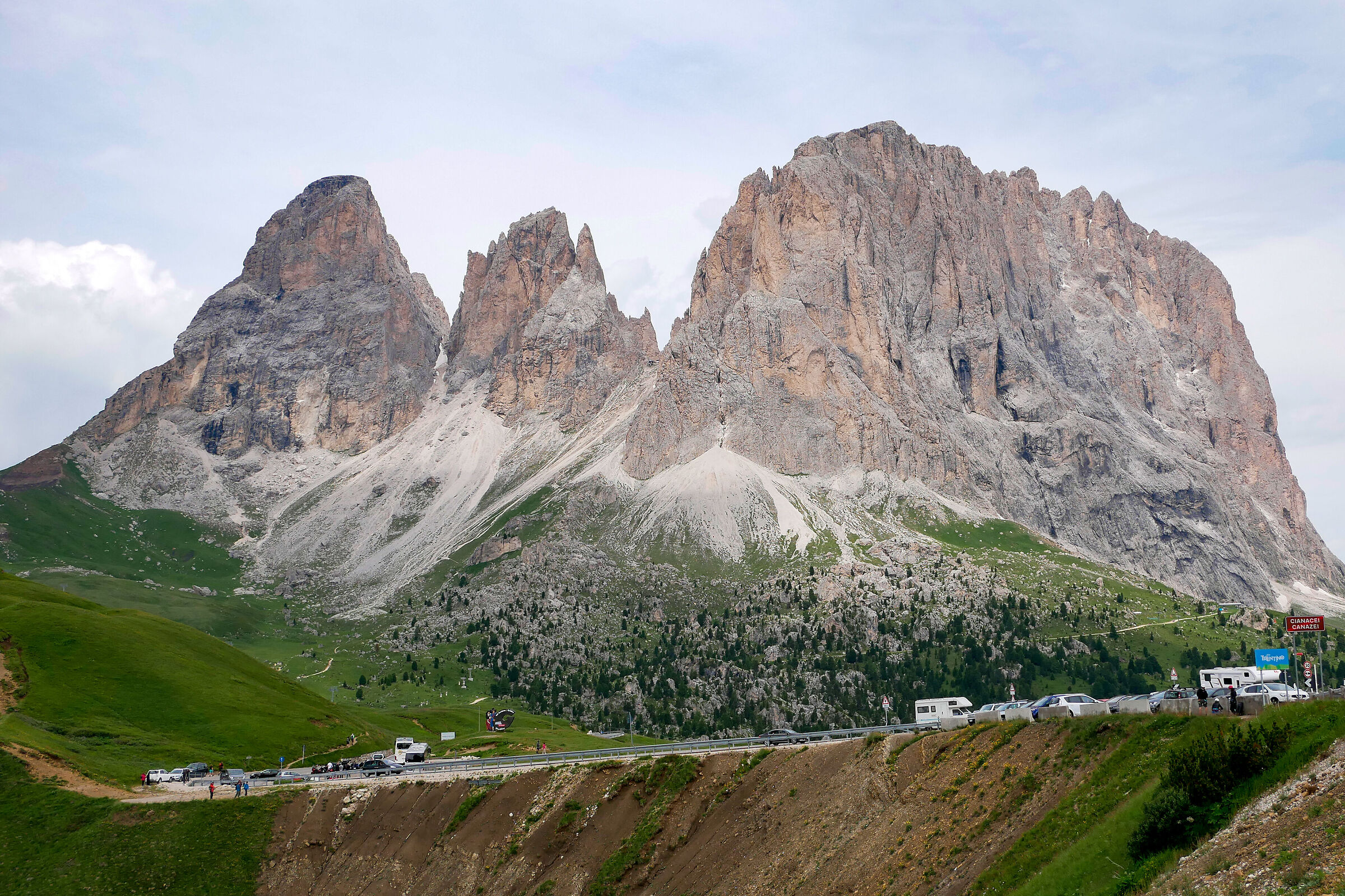 Passo Sella - Triptych of the landscape