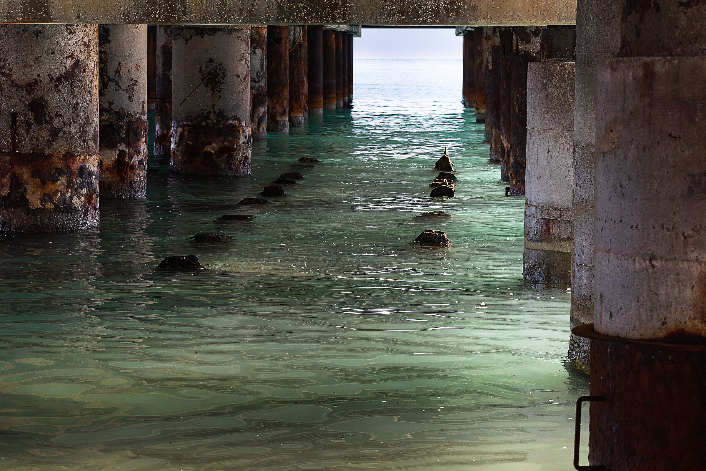 Under the pier