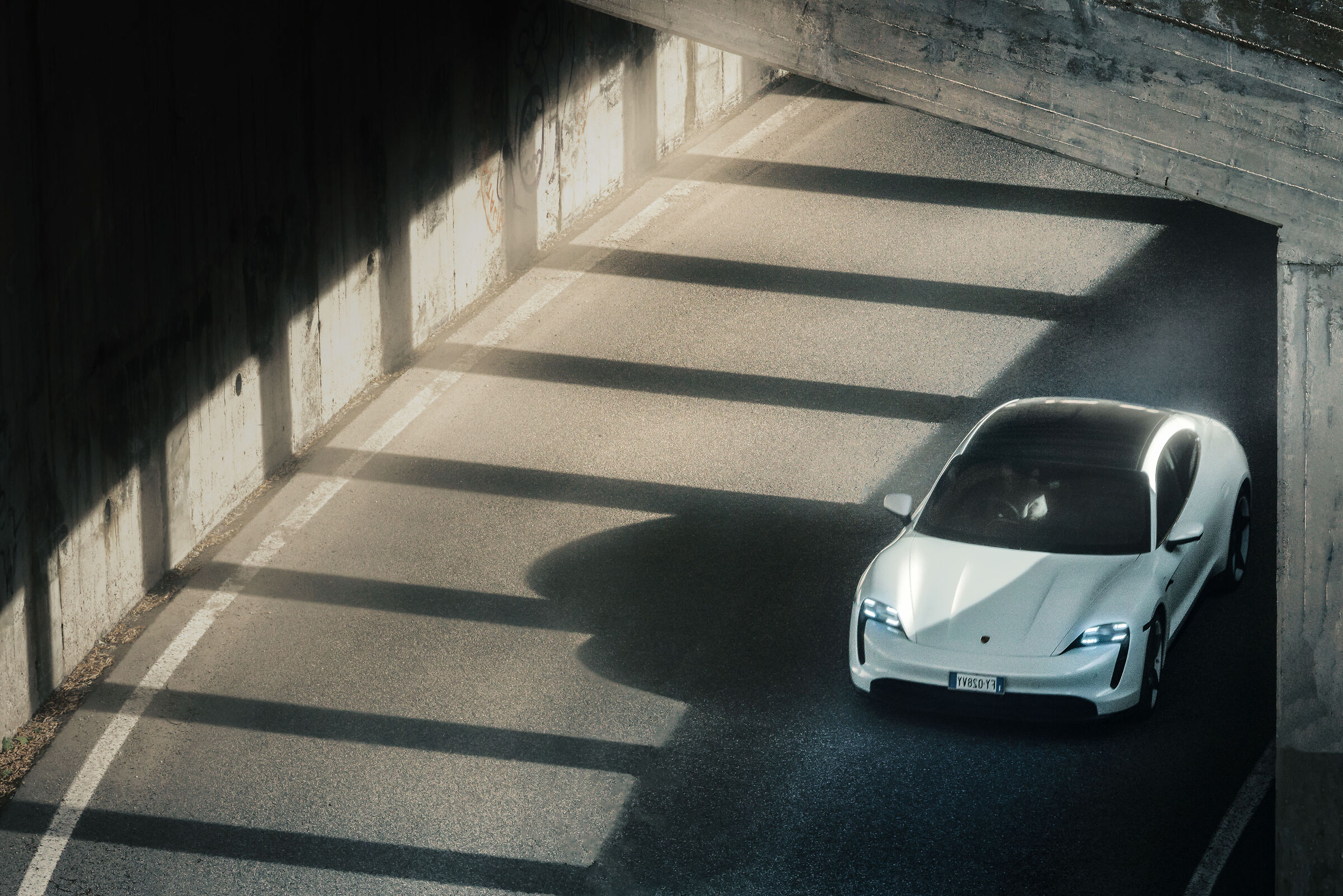 Porsche Taycan sulle Dolomiti