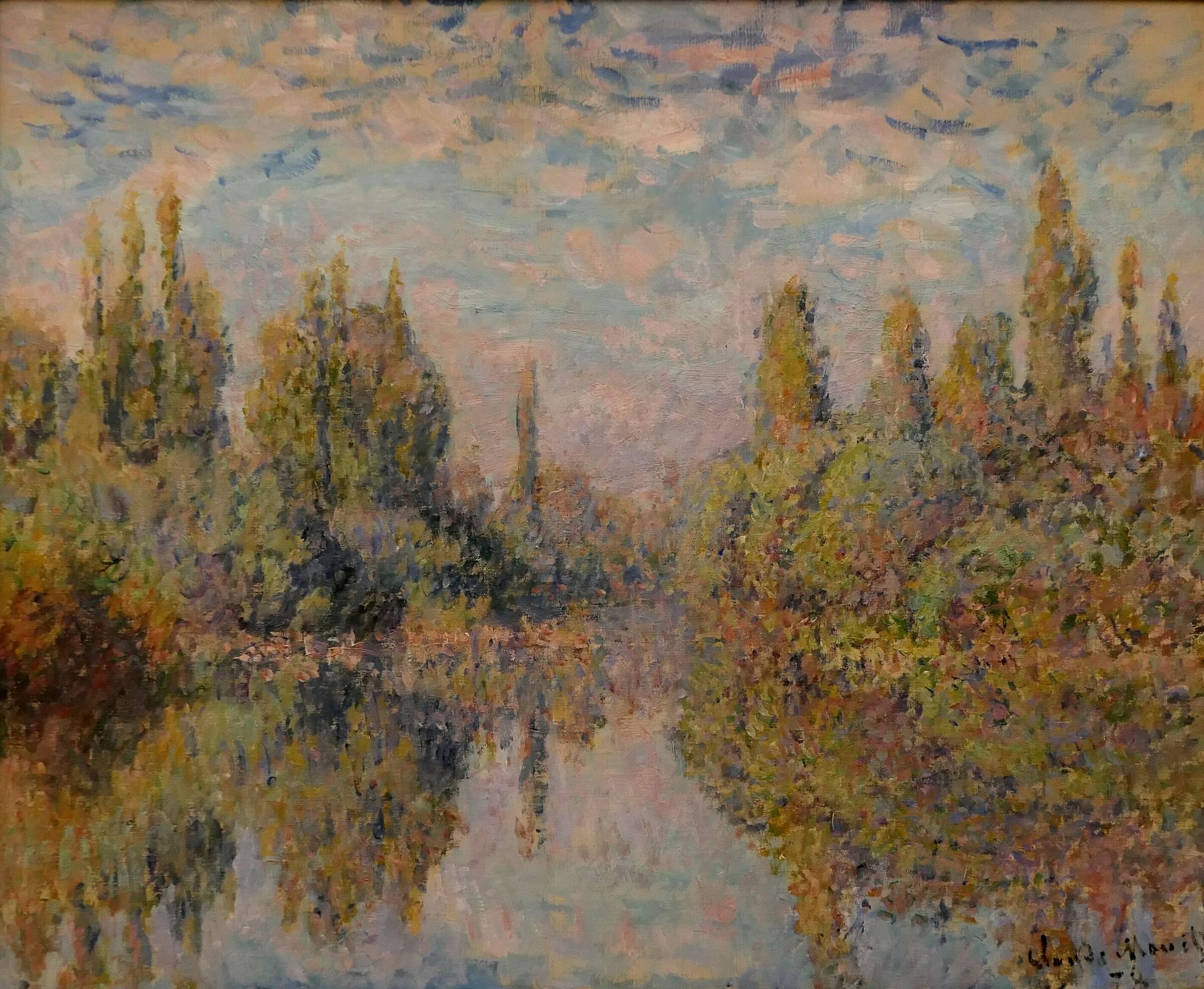 Monet "La Seine a Vetheuil"