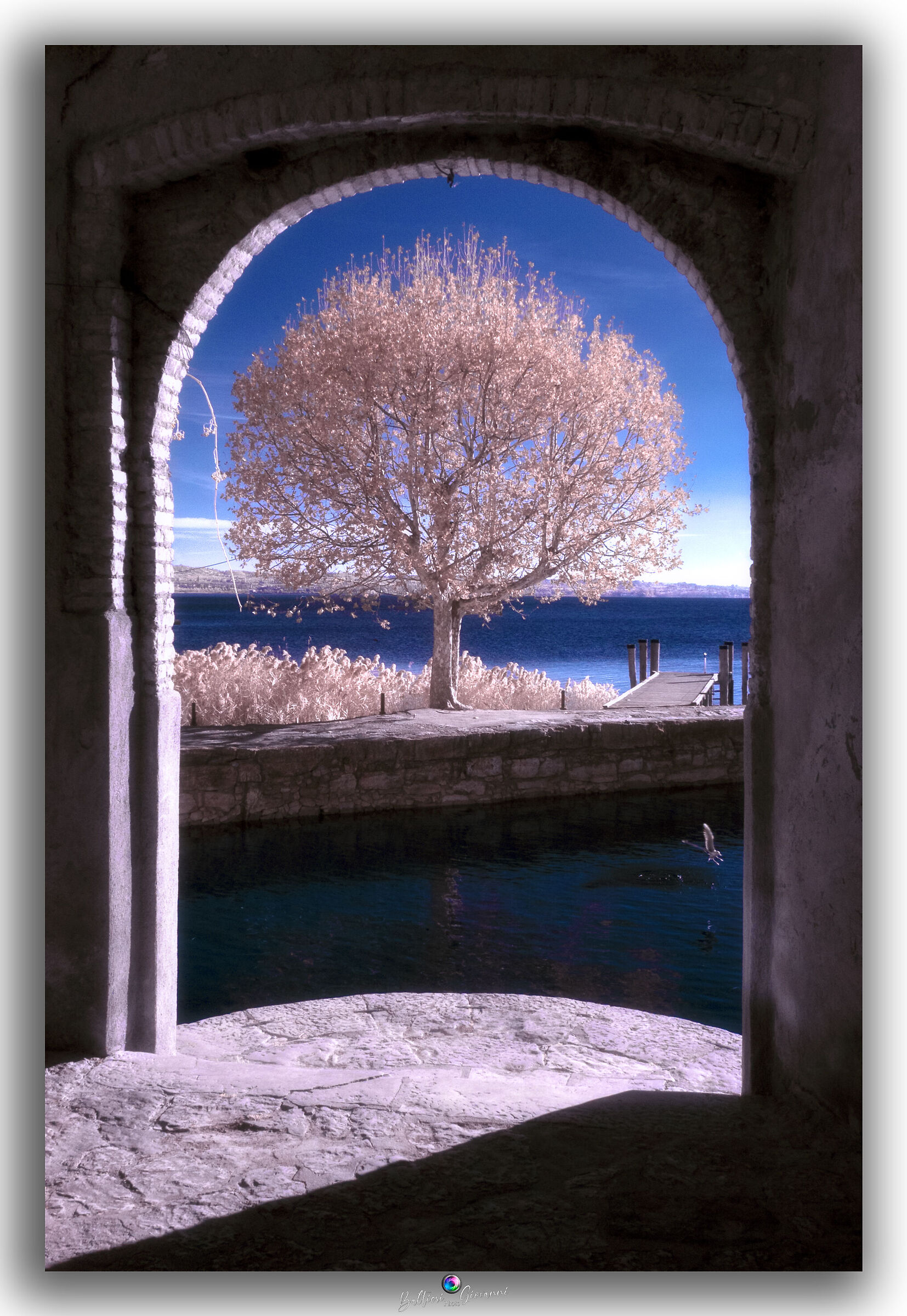 Garda lake Infrared