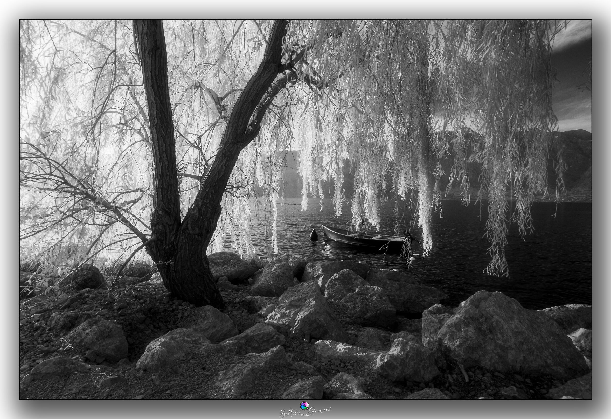 Garda lake Infrared